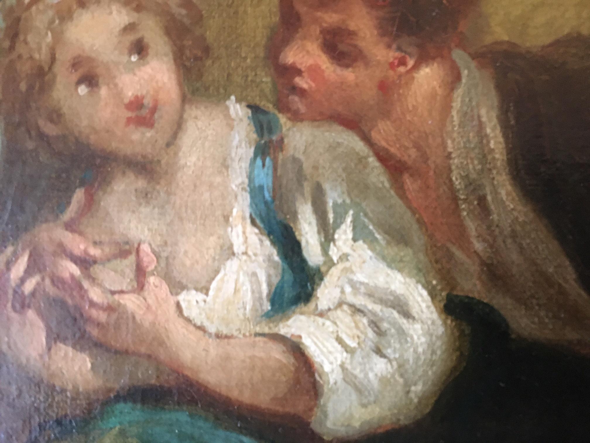 XVIIIe siècle et antérieur Jean-Antoine Watteau, Cercle de, 18e siècle Grand tableau de maître ancien, France en vente