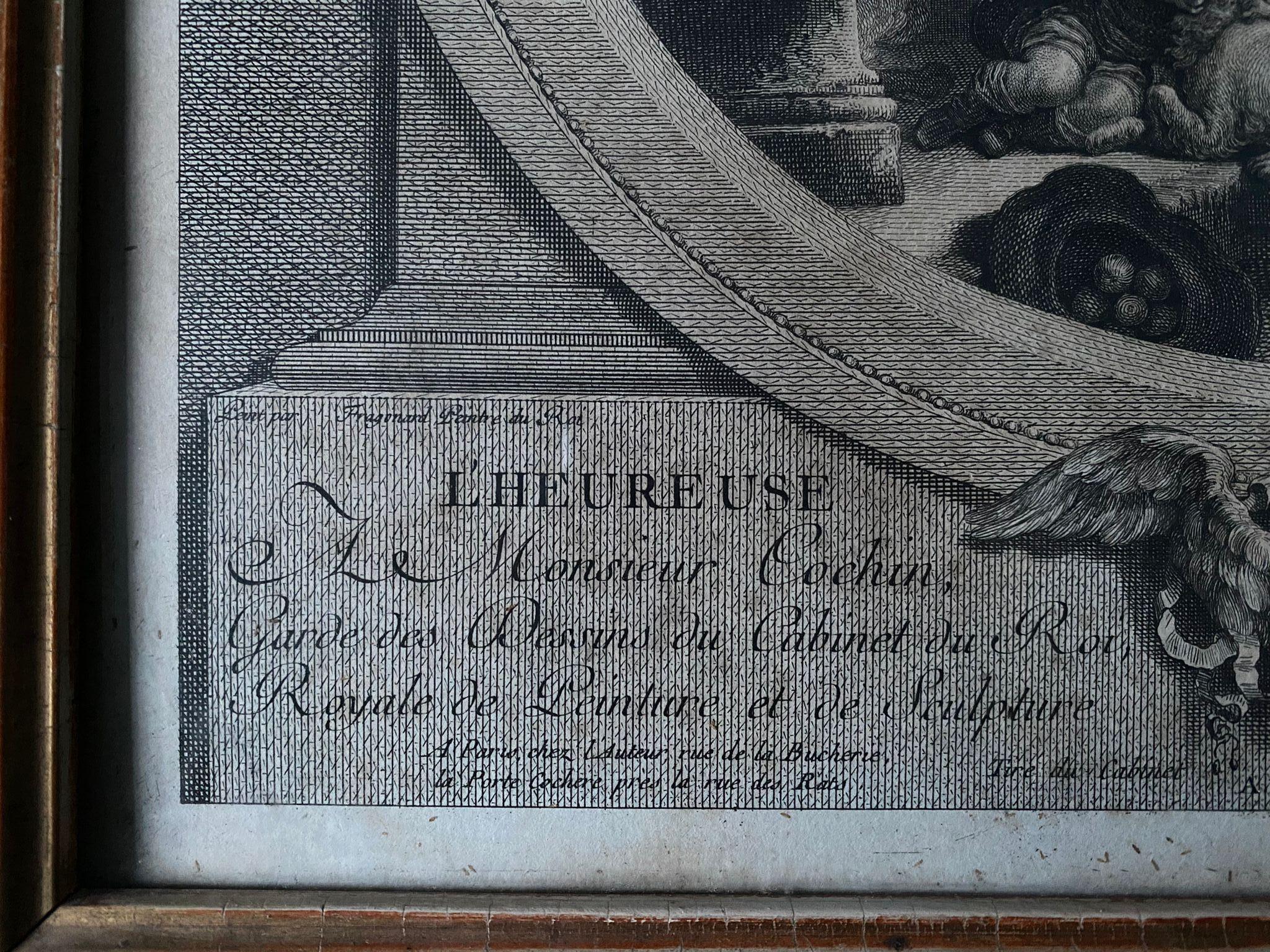 Engraved Jean Honore Fragonard 