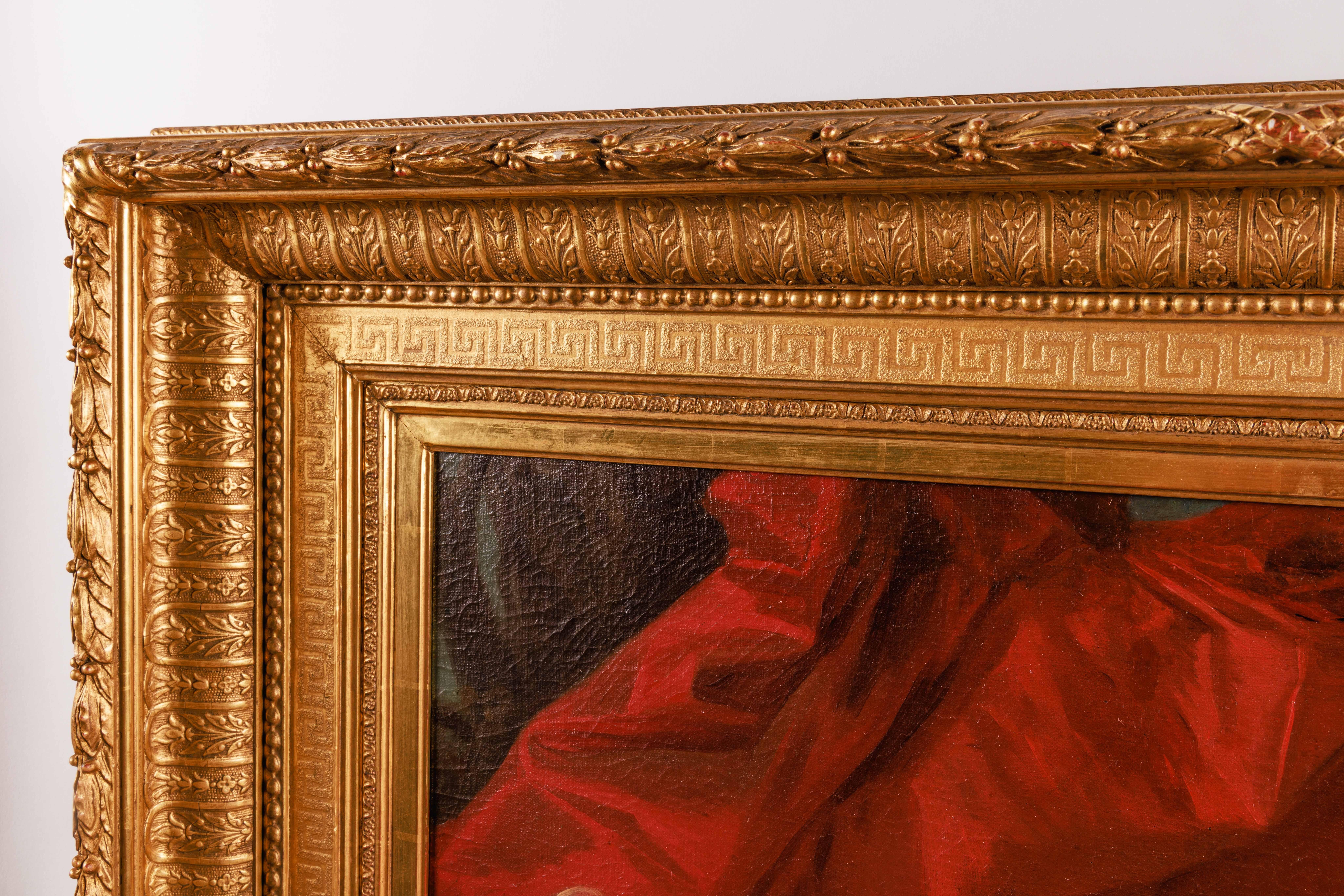 Cercle de Jean Honor Fragonard (1732-1806) Un tableau de trois putti et du feu en vente 3