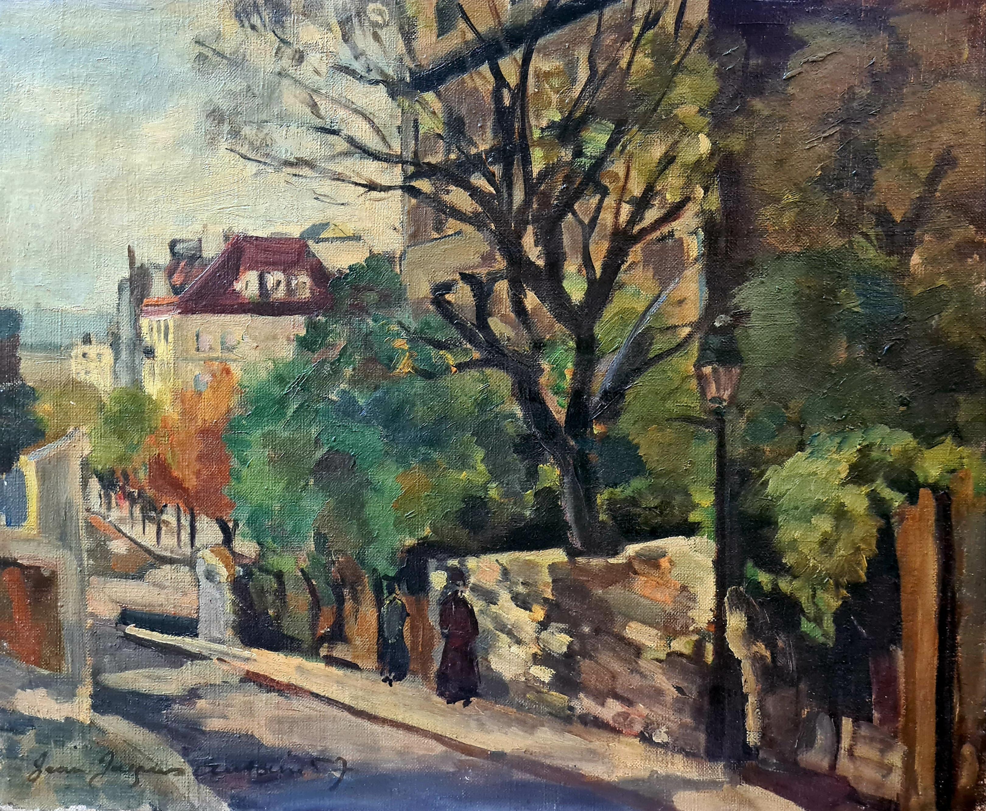 Olio post impressionista francese Le strade di Parigi Circolo di Maurice de Vlaminck