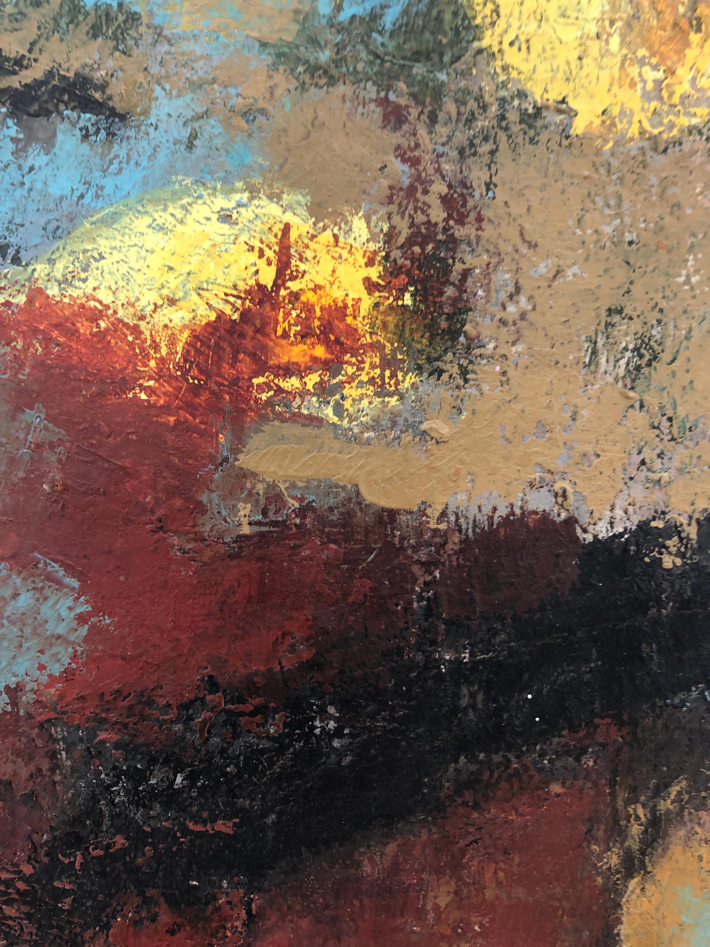 Abstrakte Zusammensetzung (Schwarz), Abstract Painting, von Jean Jacques Boimond