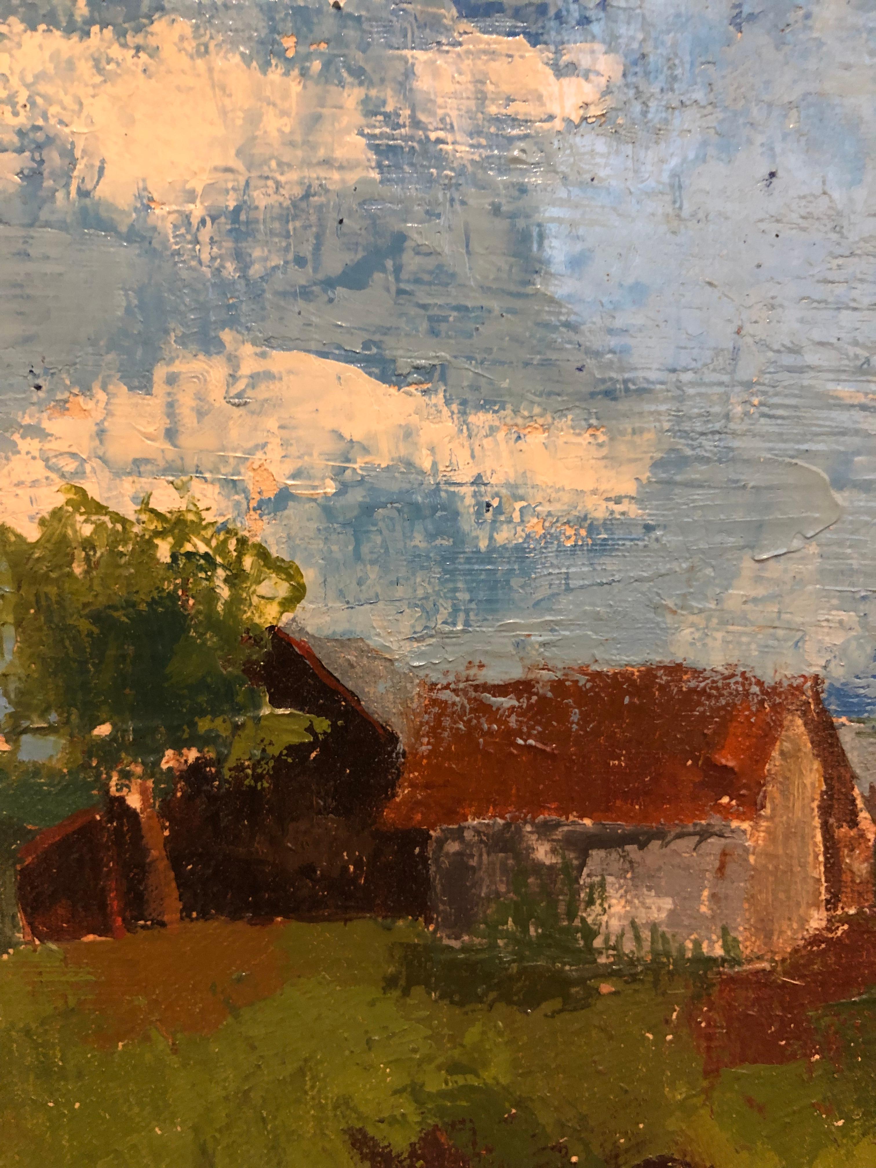 Obra sobre lienzo
Marco de madera dorada
48 x 30 x 3 cm