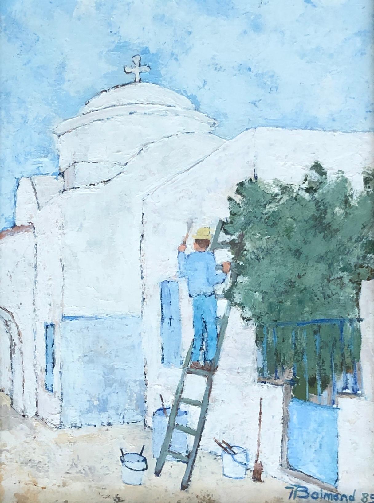 Lime painting, Church of Prodromos on the island of Paros