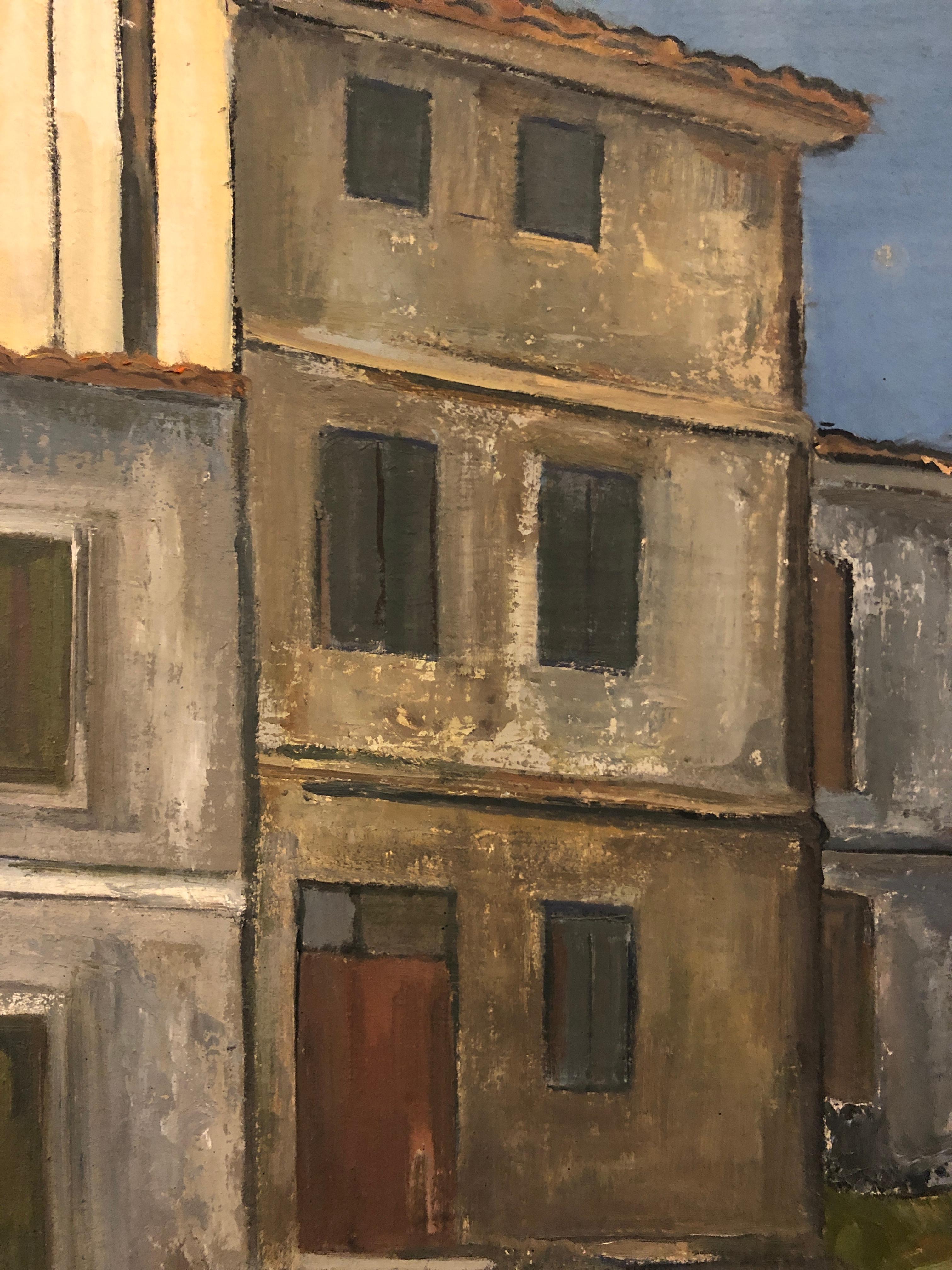 Master Cornille Street - Modern Painting by Jean Jacques Boimond