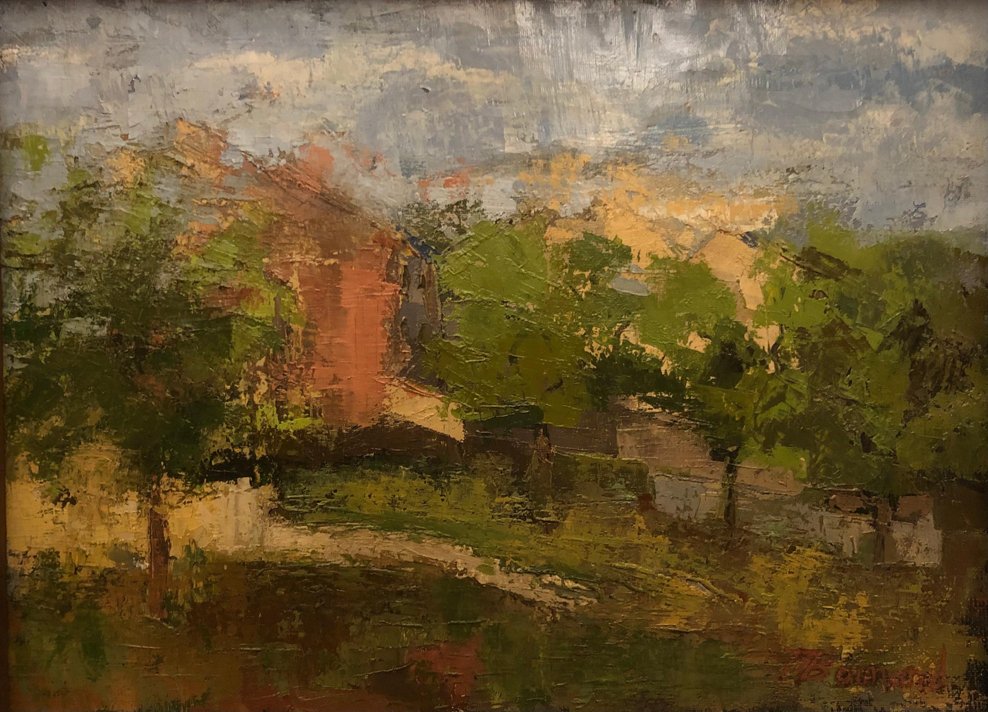 Orchard in spring, Avully