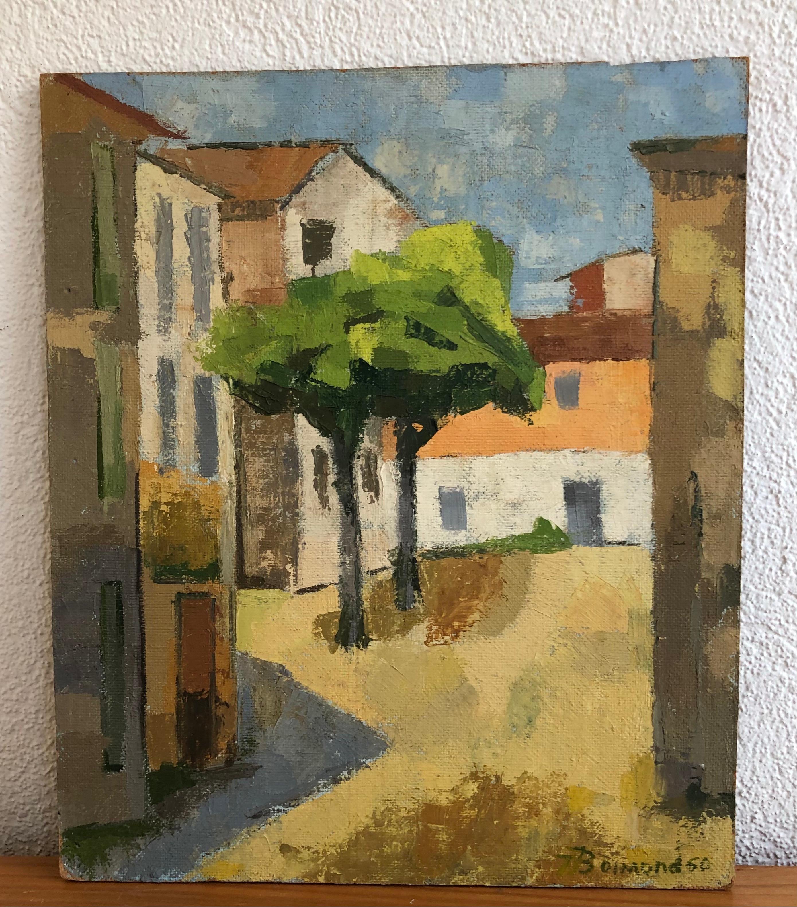 Plaza de Arlés - Painting de Jean Jacques Boimond