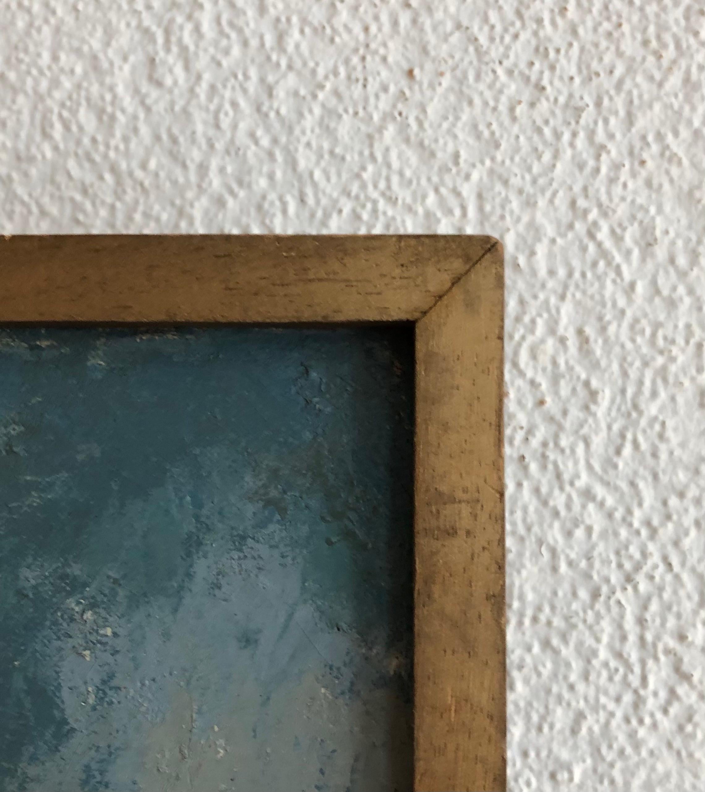 Travail sur la toile
Cadre en bois doré
68.5 x 84 x 3 cm

