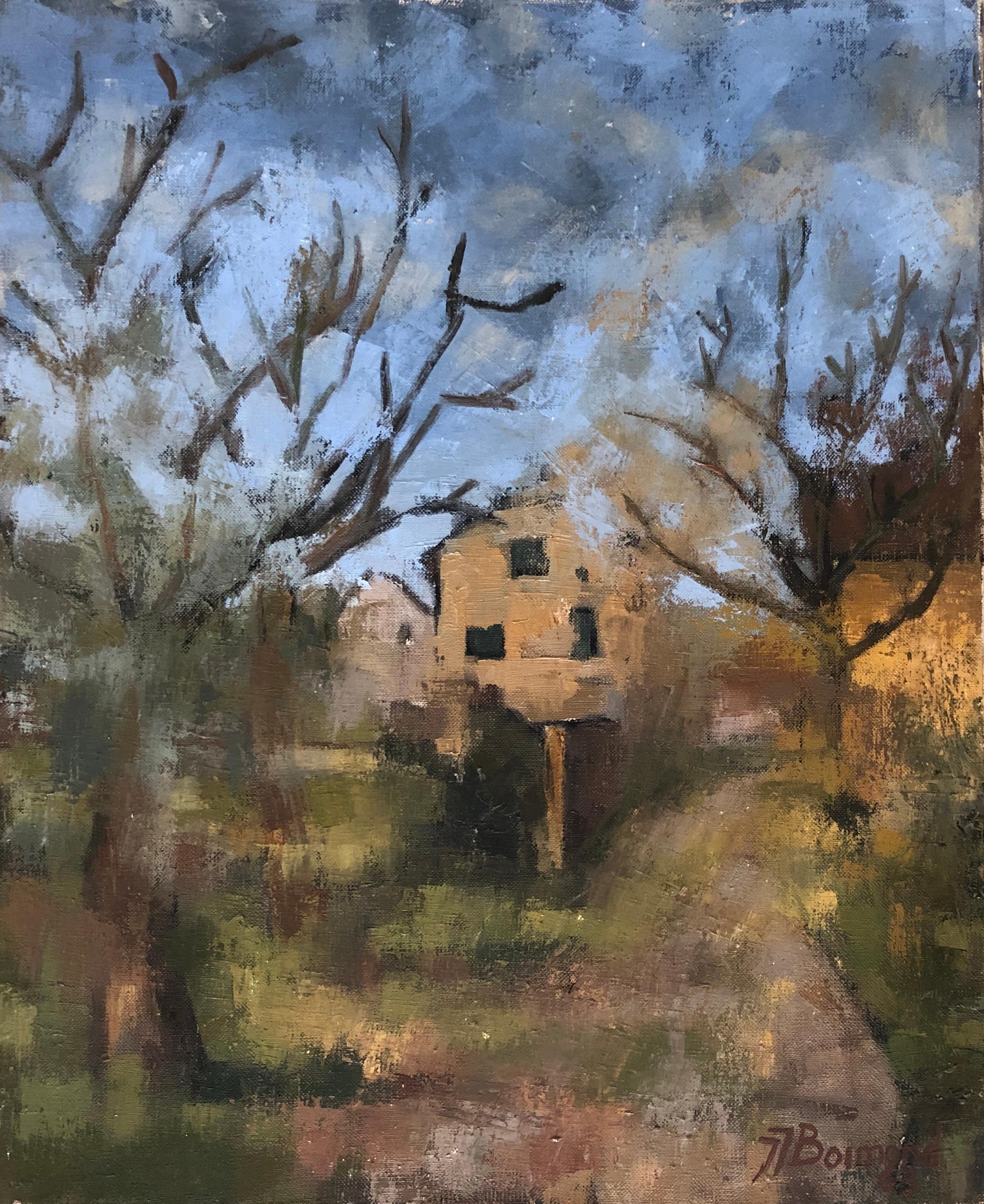 Landscape Painting di Jean Jacques Boimond - Via delle Golette, Meyrin Ginevra