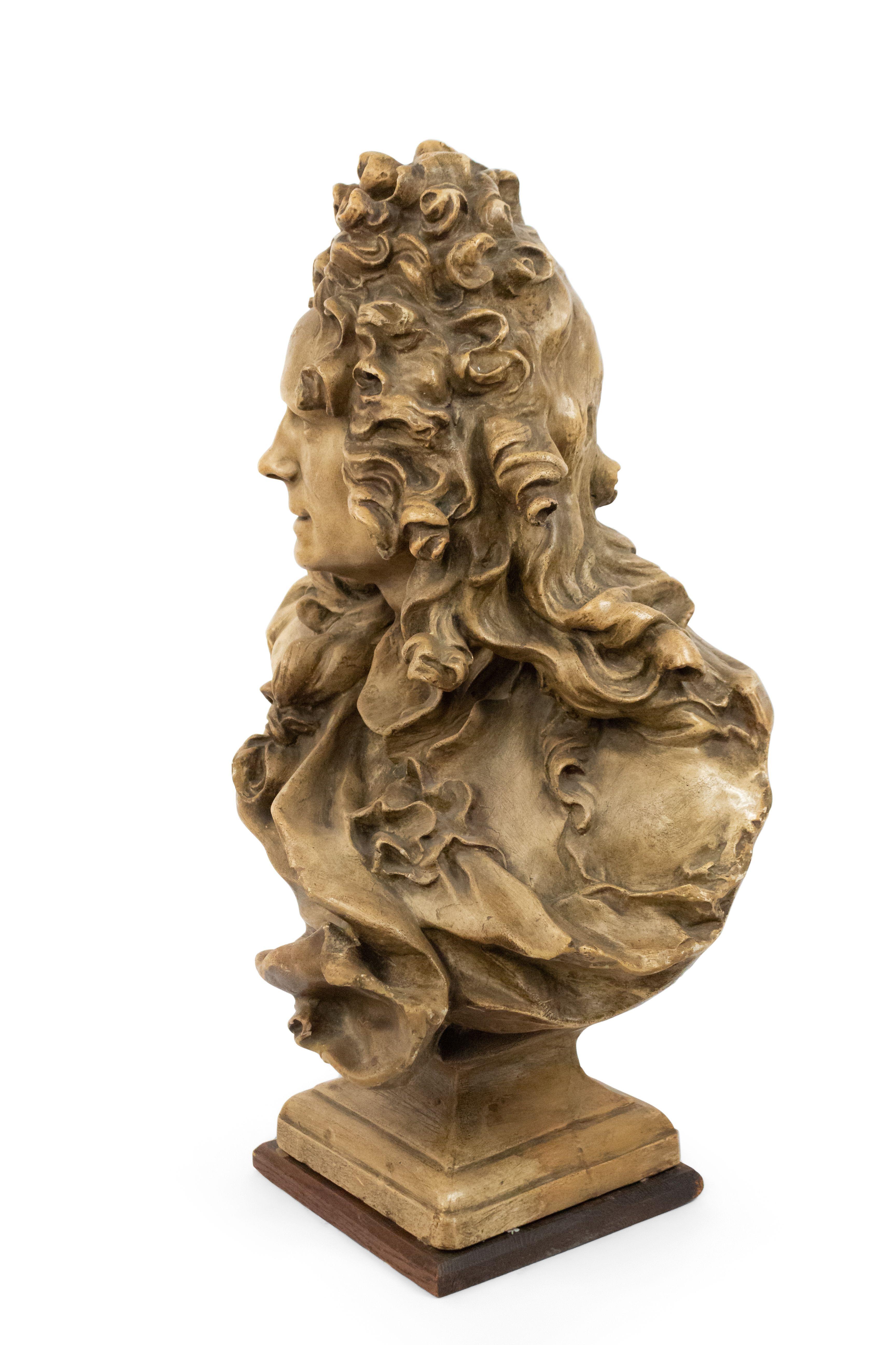 Luigi XV Busto di nobile di Jacques Caffieri in vendita