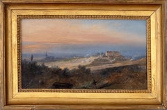 View of the Basilica of Saint-Denis from the Montmartre Cemetery, Paris
