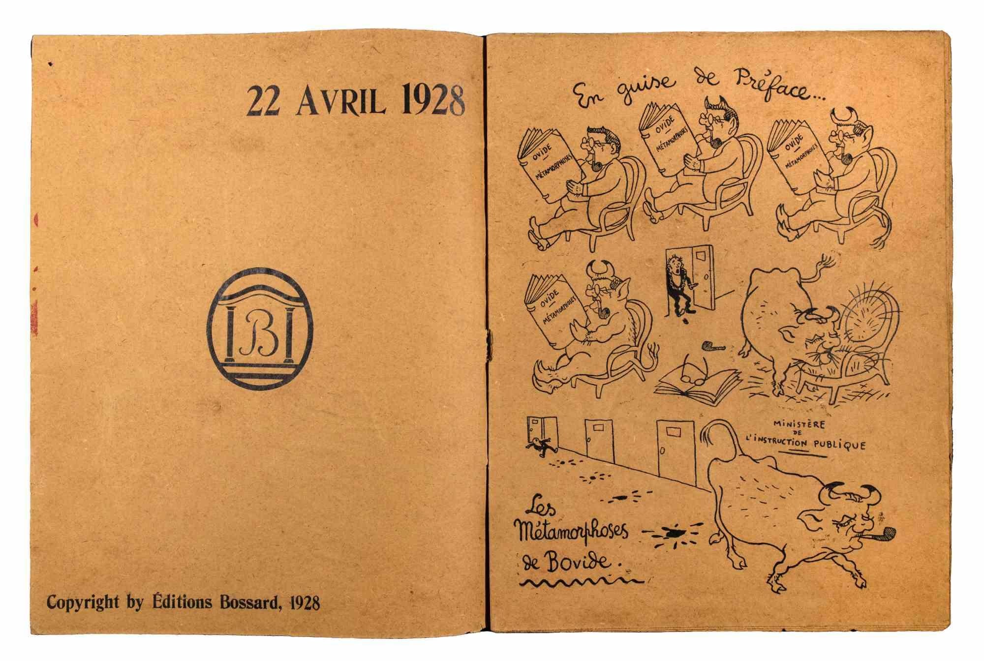 L'Abattoir Les Cartellistes - Illustriertes Buch von Jean-Jacques C. Penns - 1928 (Moderne), Print, von Jean-Jacques Charles Pennès