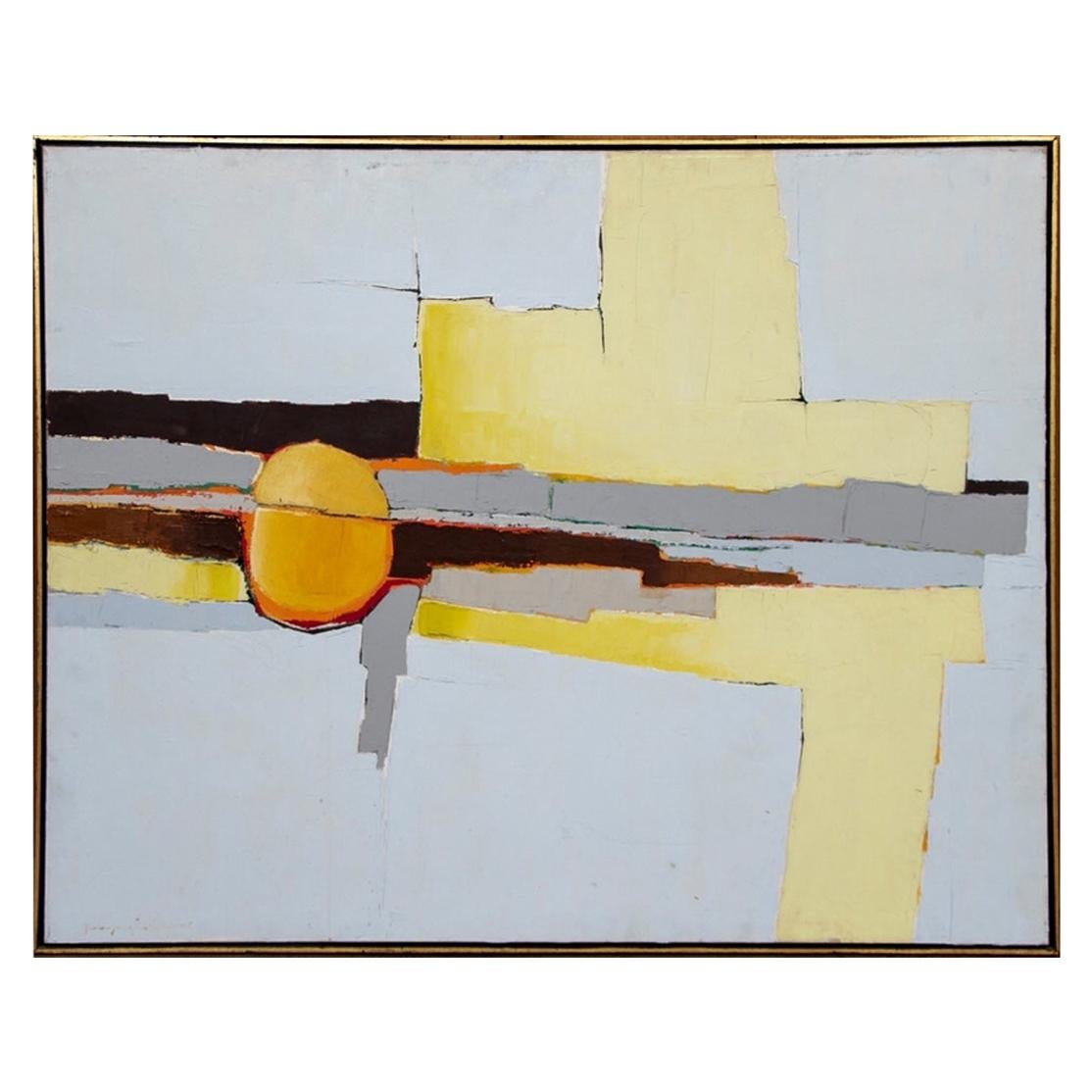 Jean-Jacques Duval (1930-2021) Midcentury Acrylic