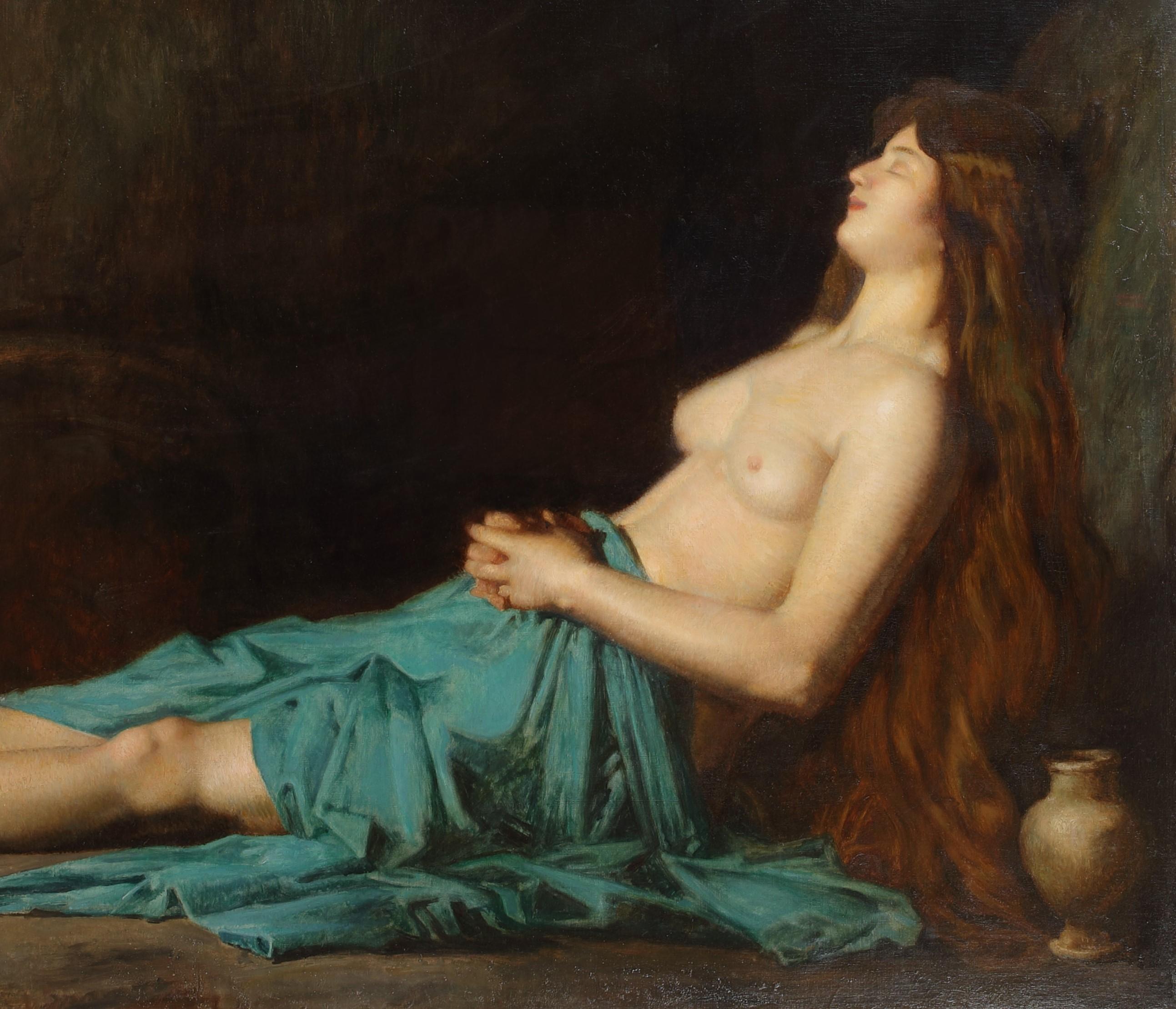 Mary Magdalene Sleeping, 19th Century  by Jean-Jacques Henner (1829-1905) 2