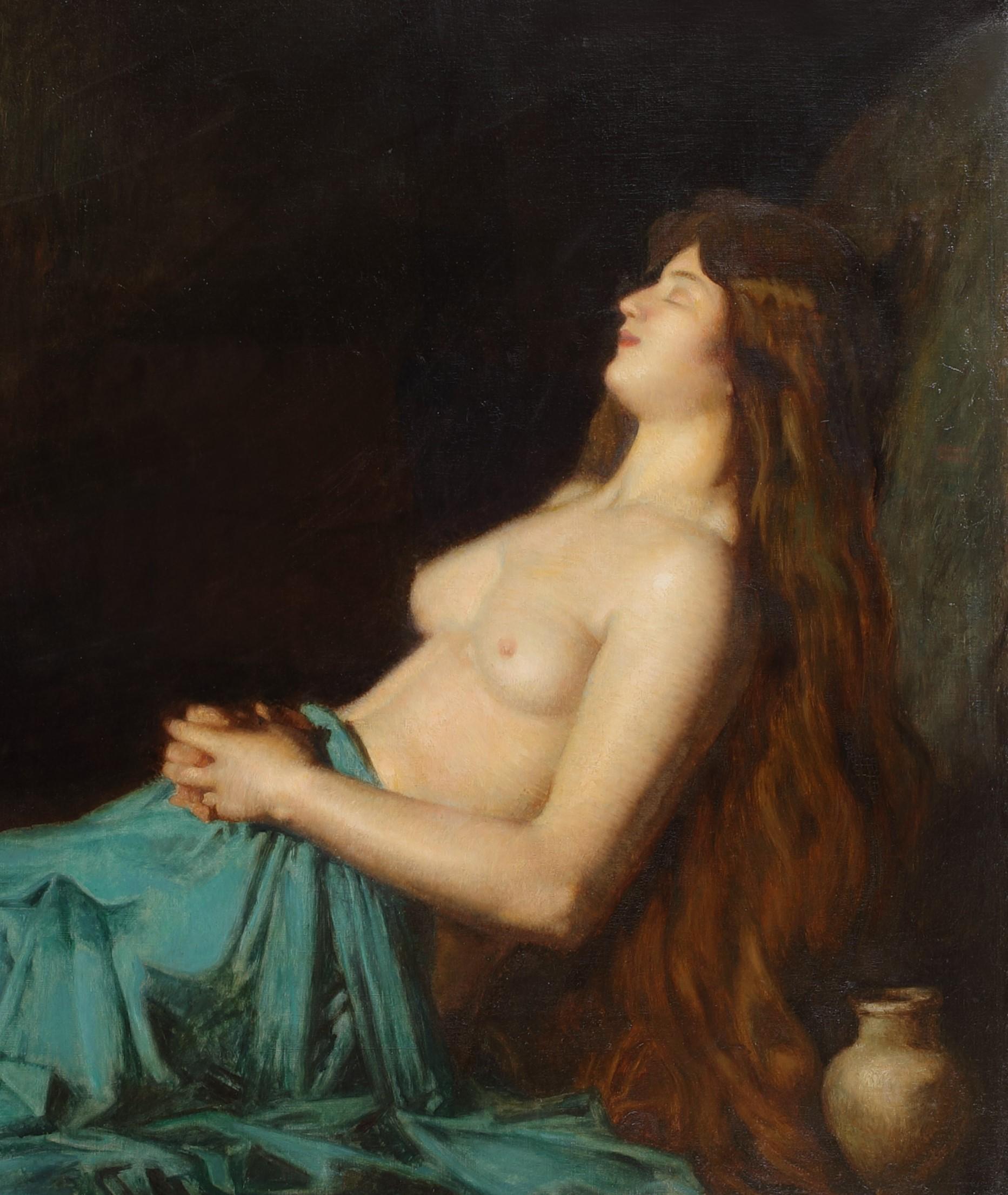 Mary Magdalene Sleeping, 19th Century  by Jean-Jacques Henner (1829-1905) 3