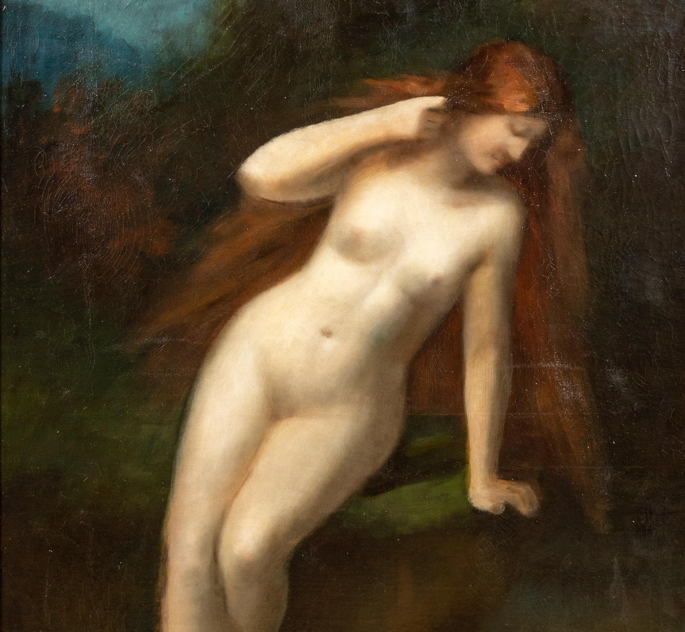 Portrait Of A Red Haired Nude, 19th Century  1