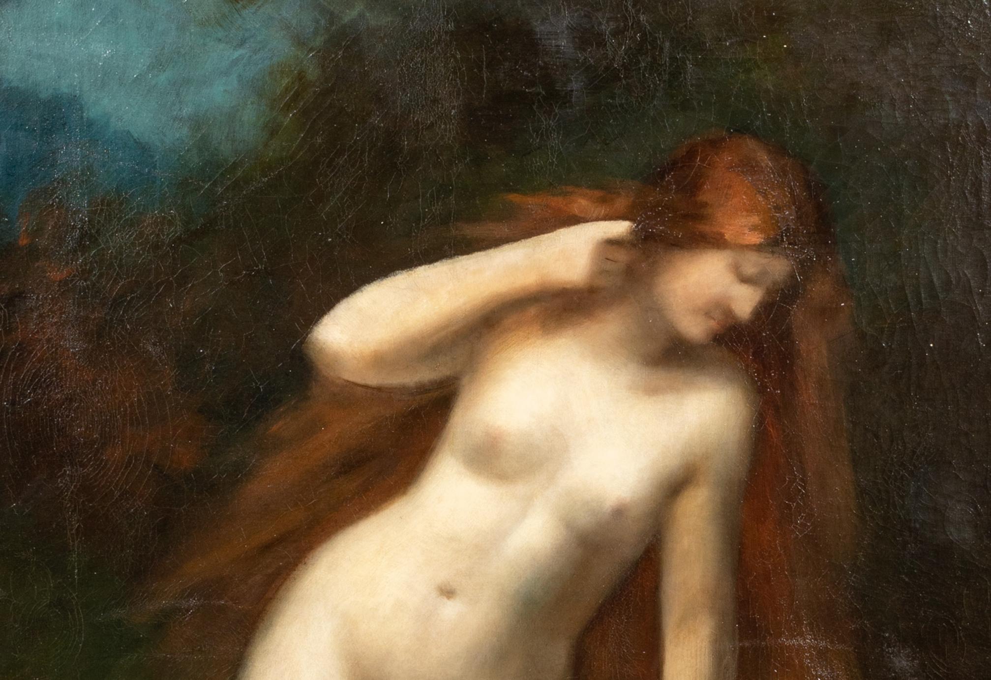 Portrait Of A Red Haired Nude, 19th Century  2