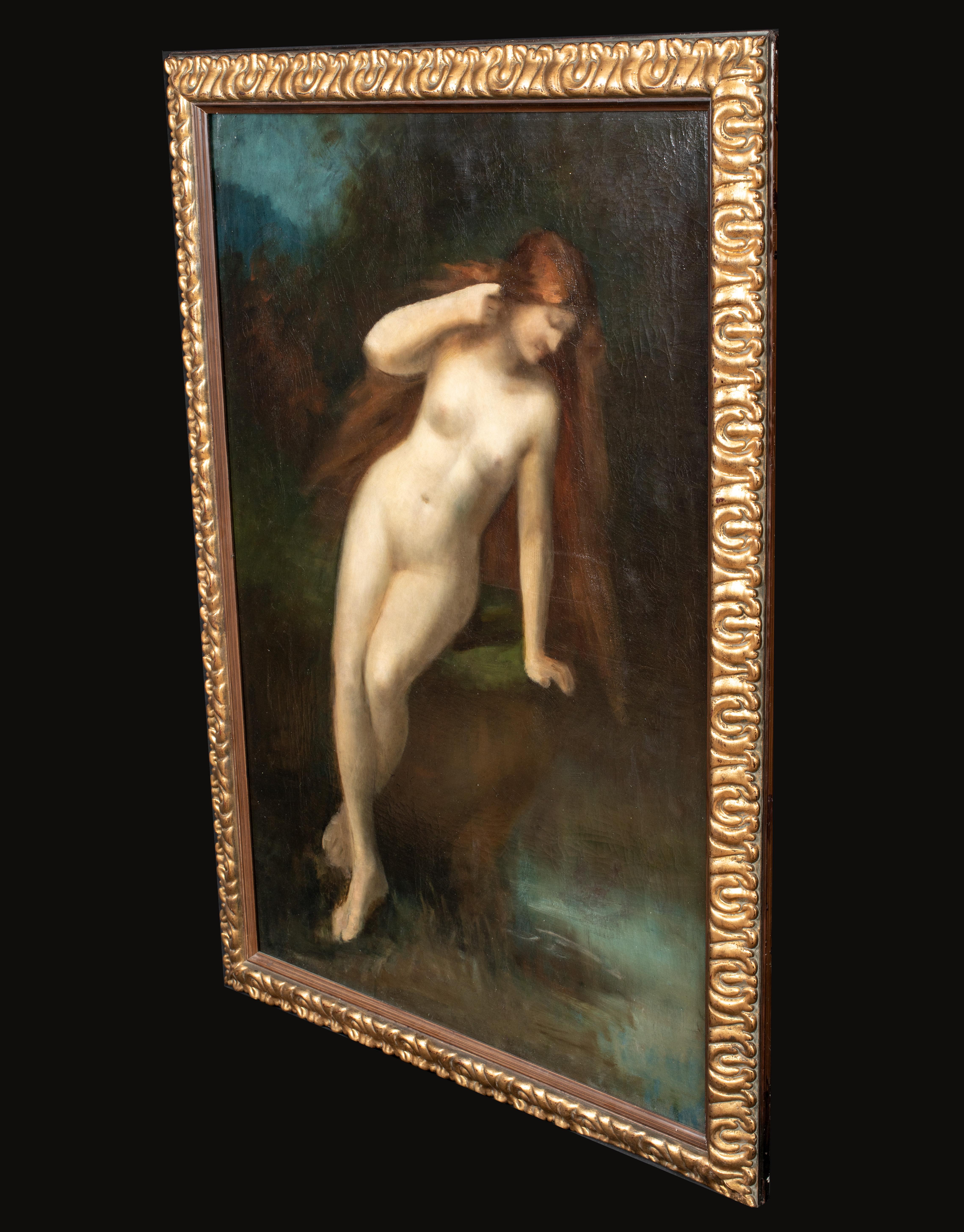 Portrait Of A Red Haired Nude, 19th Century  4