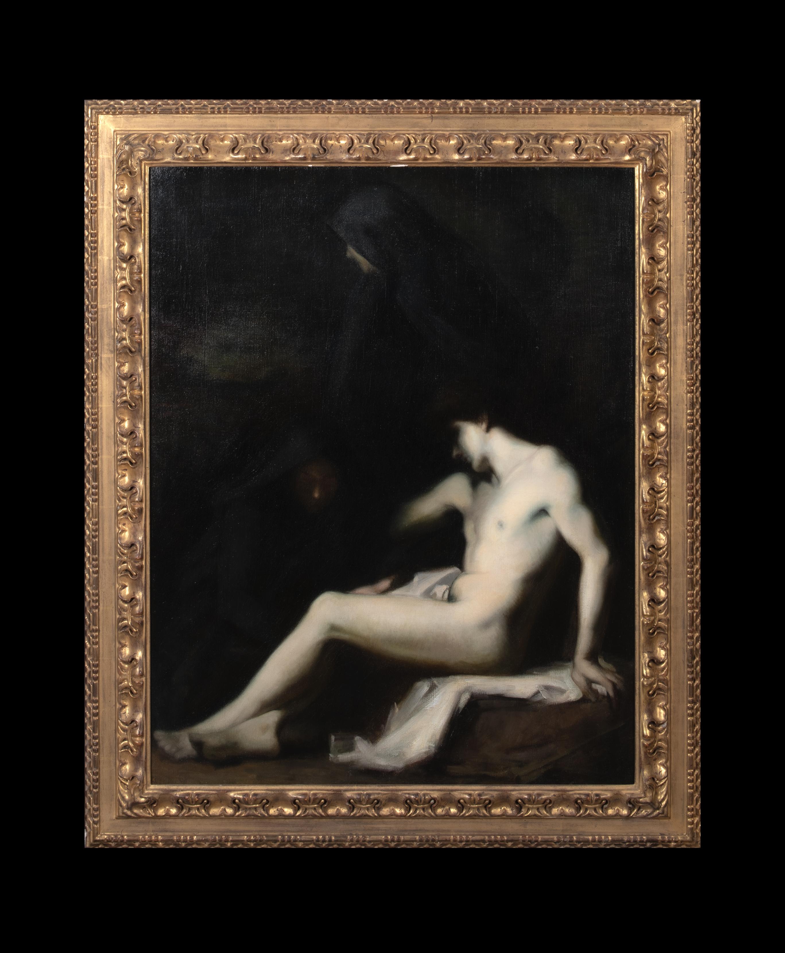 Der Tod des Heiligen Sebastian, 19. Jahrhundert  von Jean-Jacques Henner (1829-1905) im Angebot 1