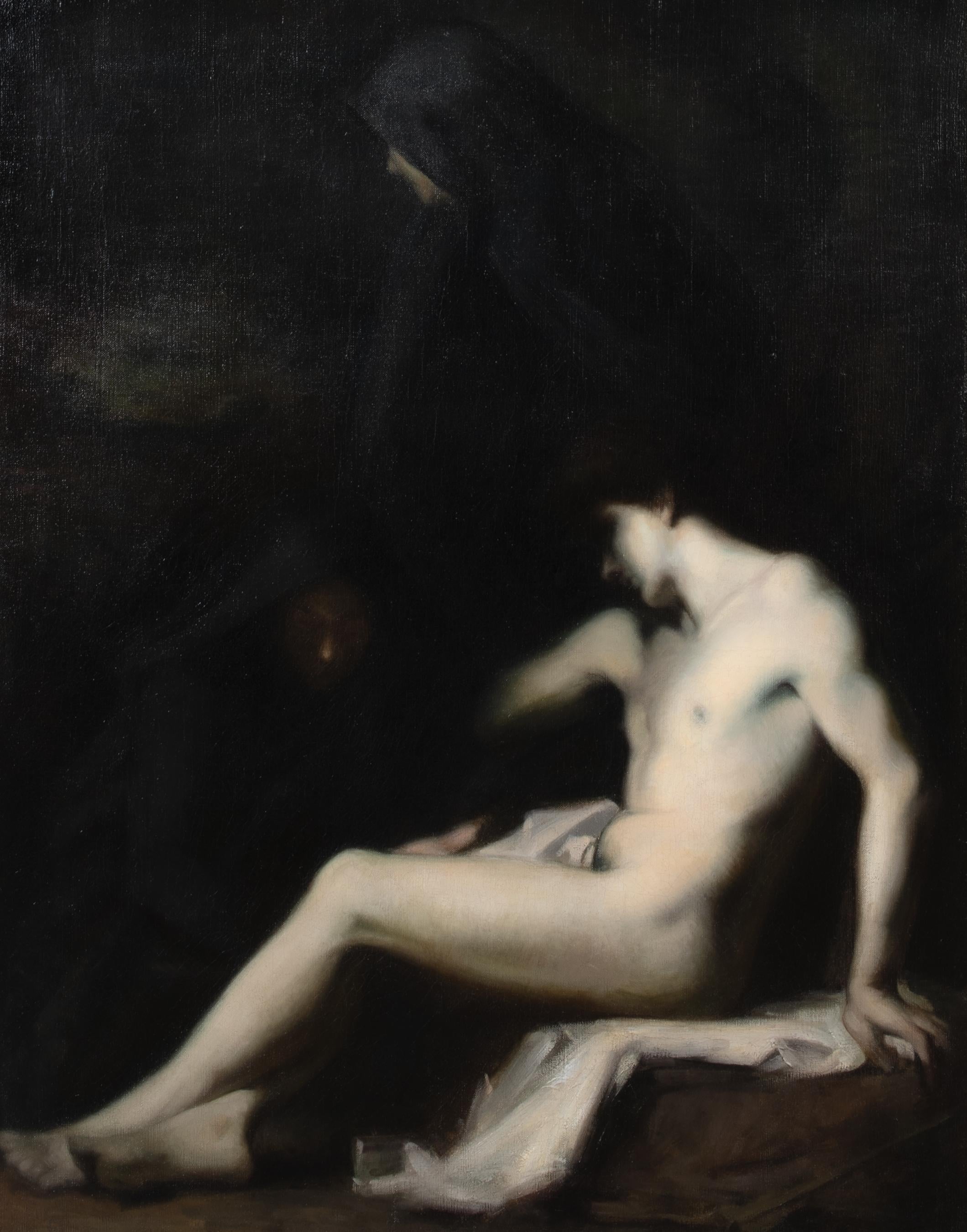 The Death Of Saint Sebastian, 19th Century  by Jean-Jacques Henner (1829-1905) For Sale 1