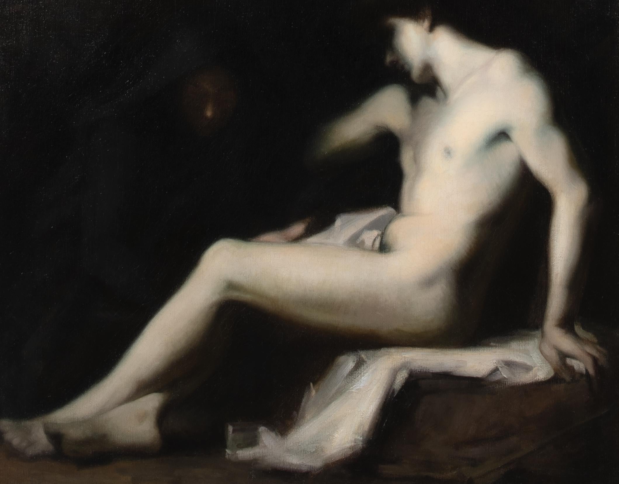 The Death Of Saint Sebastian, 19th Century  by Jean-Jacques Henner (1829-1905) For Sale 3