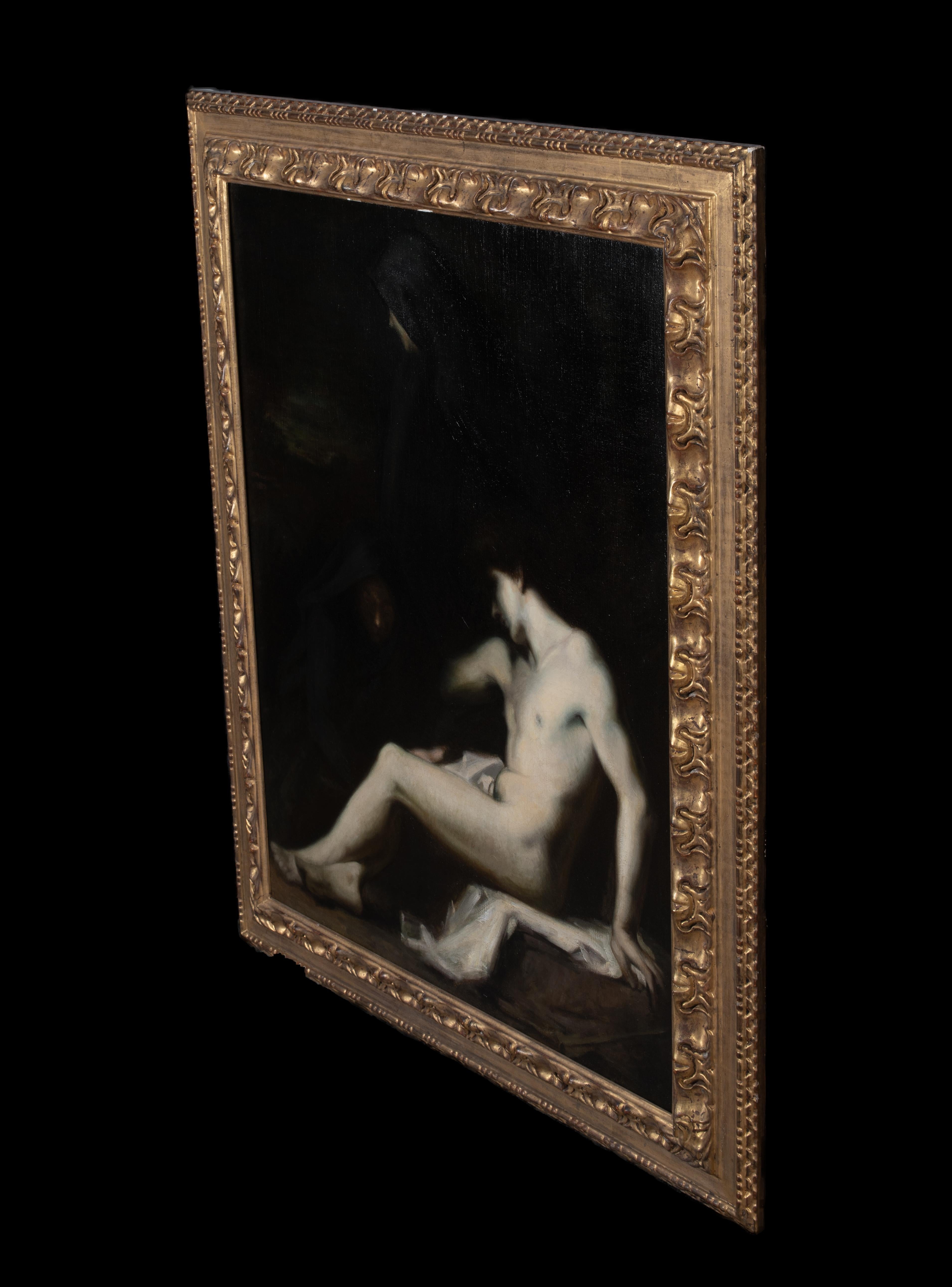 Der Tod des Heiligen Sebastian, 19. Jahrhundert  von Jean-Jacques Henner (1829-1905) im Angebot 8