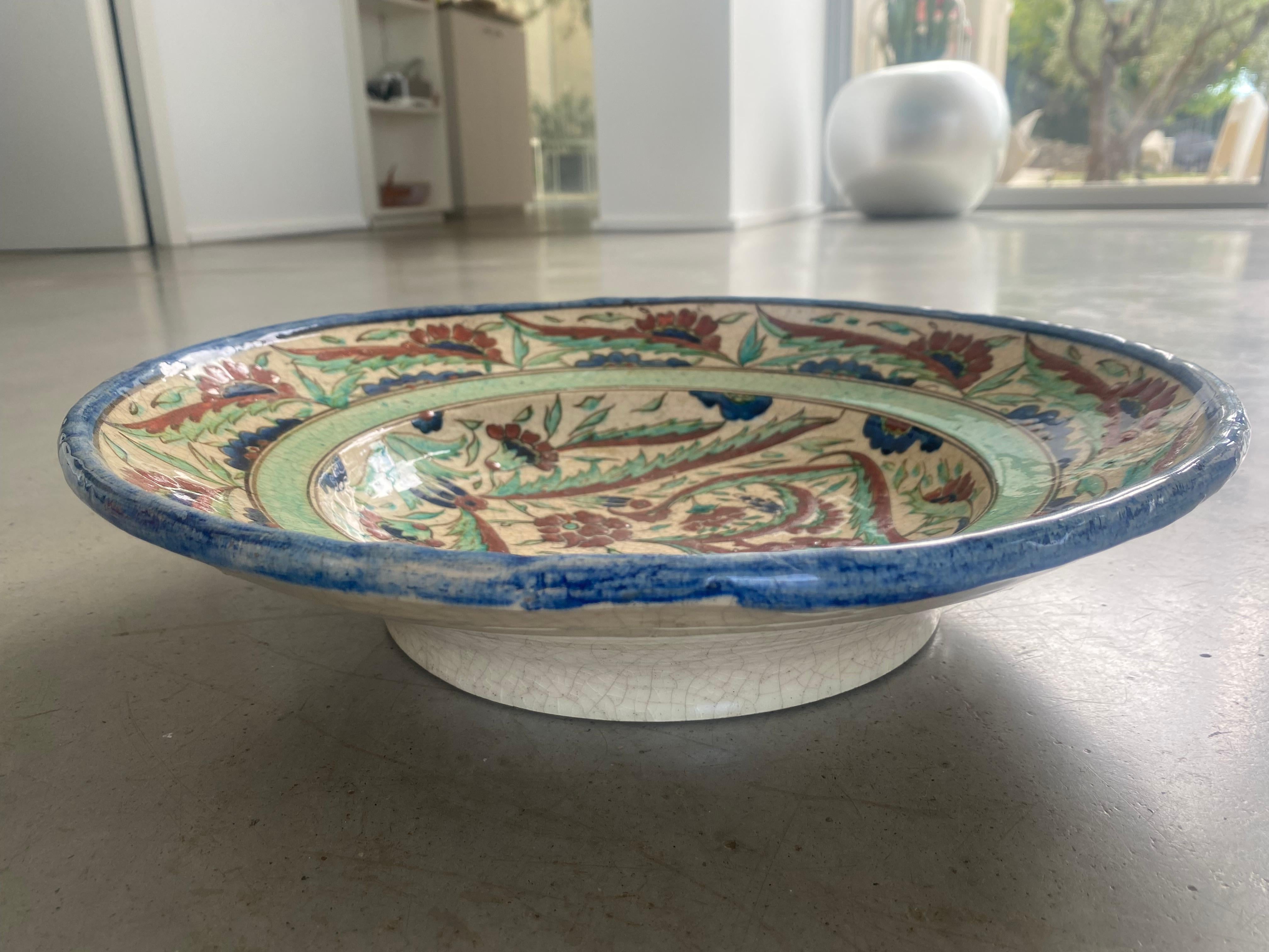 Jean Jacques lachenal Large glazed earthenware bowl In Good Condition In Saint ouen, FR