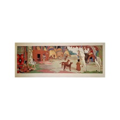 1935 original poster by J. J. Midderigh - Native American life