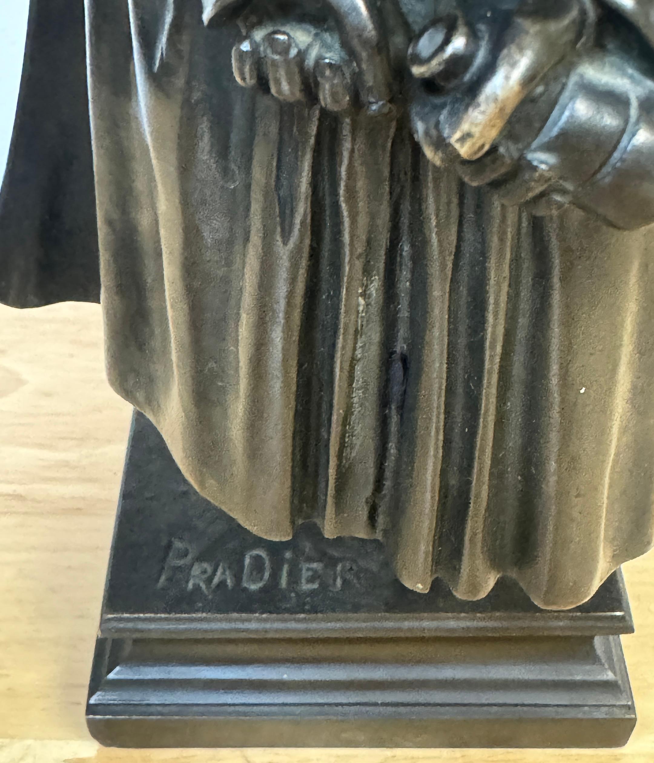 Jean Jacques Pradier (1790-1852) Bronze Napoléon Bonaparte en vente 3