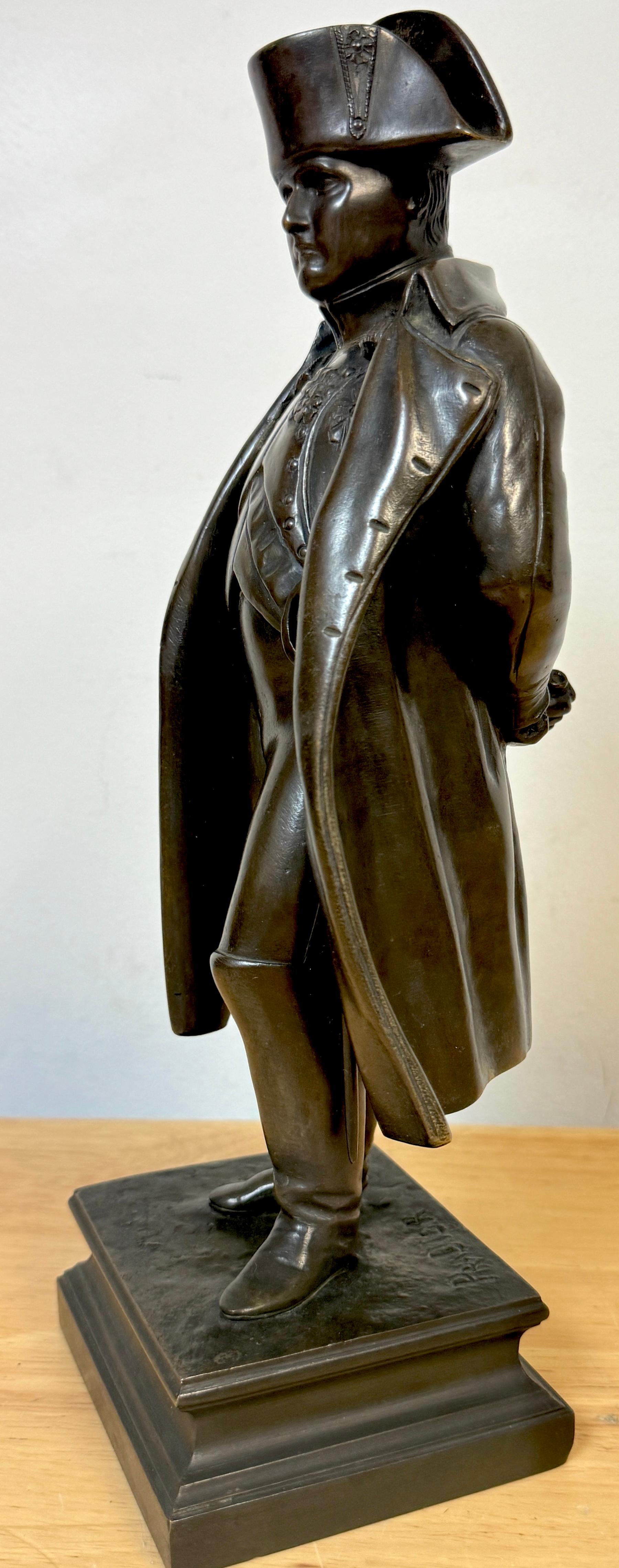 XIXe siècle Jean Jacques Pradier (1790-1852) Bronze Napoléon Bonaparte en vente