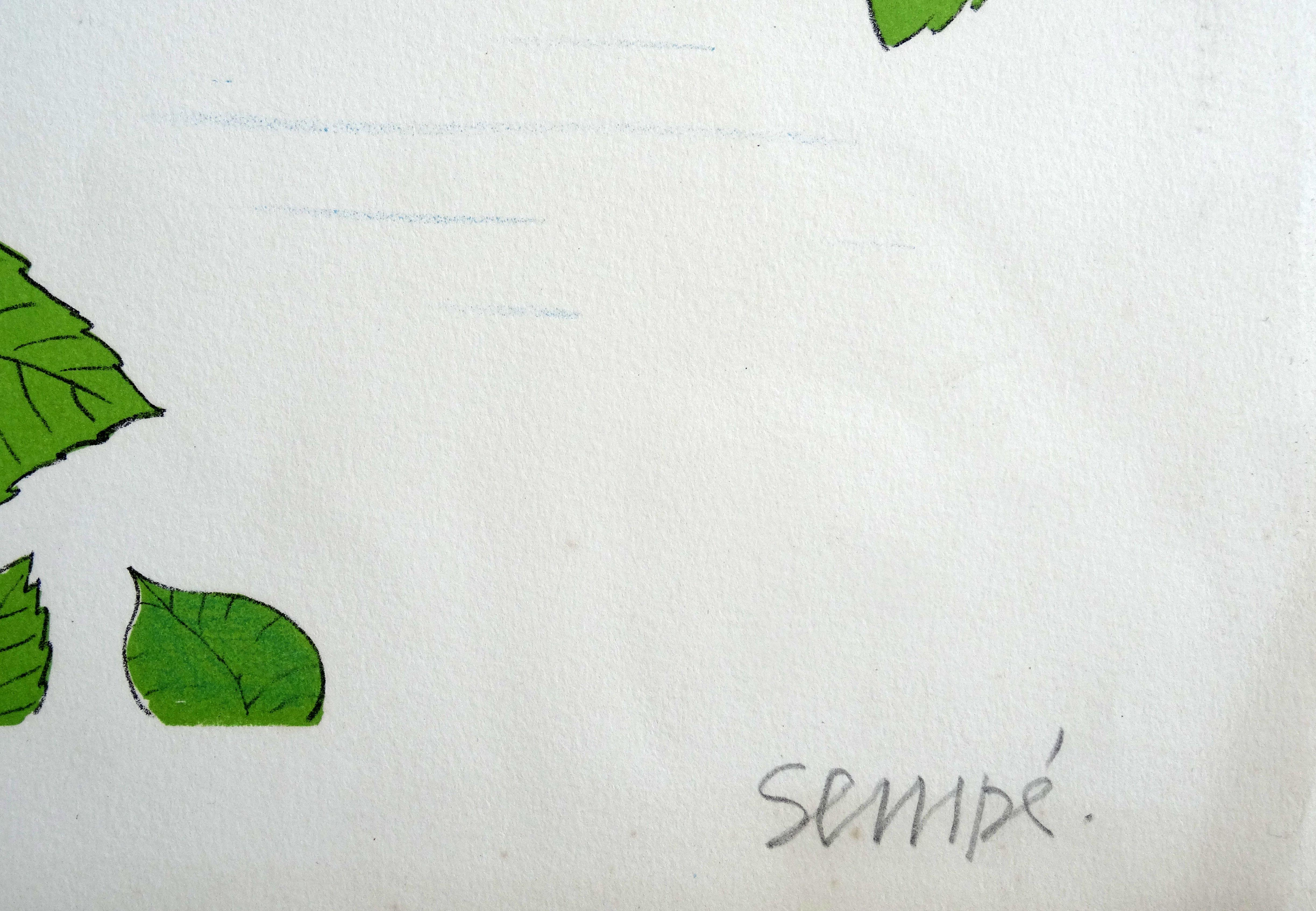 XXX. 51/75., Paper, lithograph, 72x52 cm - Print by Jean-Jacques Sempe