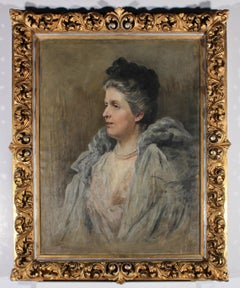 Jean-Jacques Waltz 'Hansi' (1873-1951) - 1902 Oil, Lady In Grey