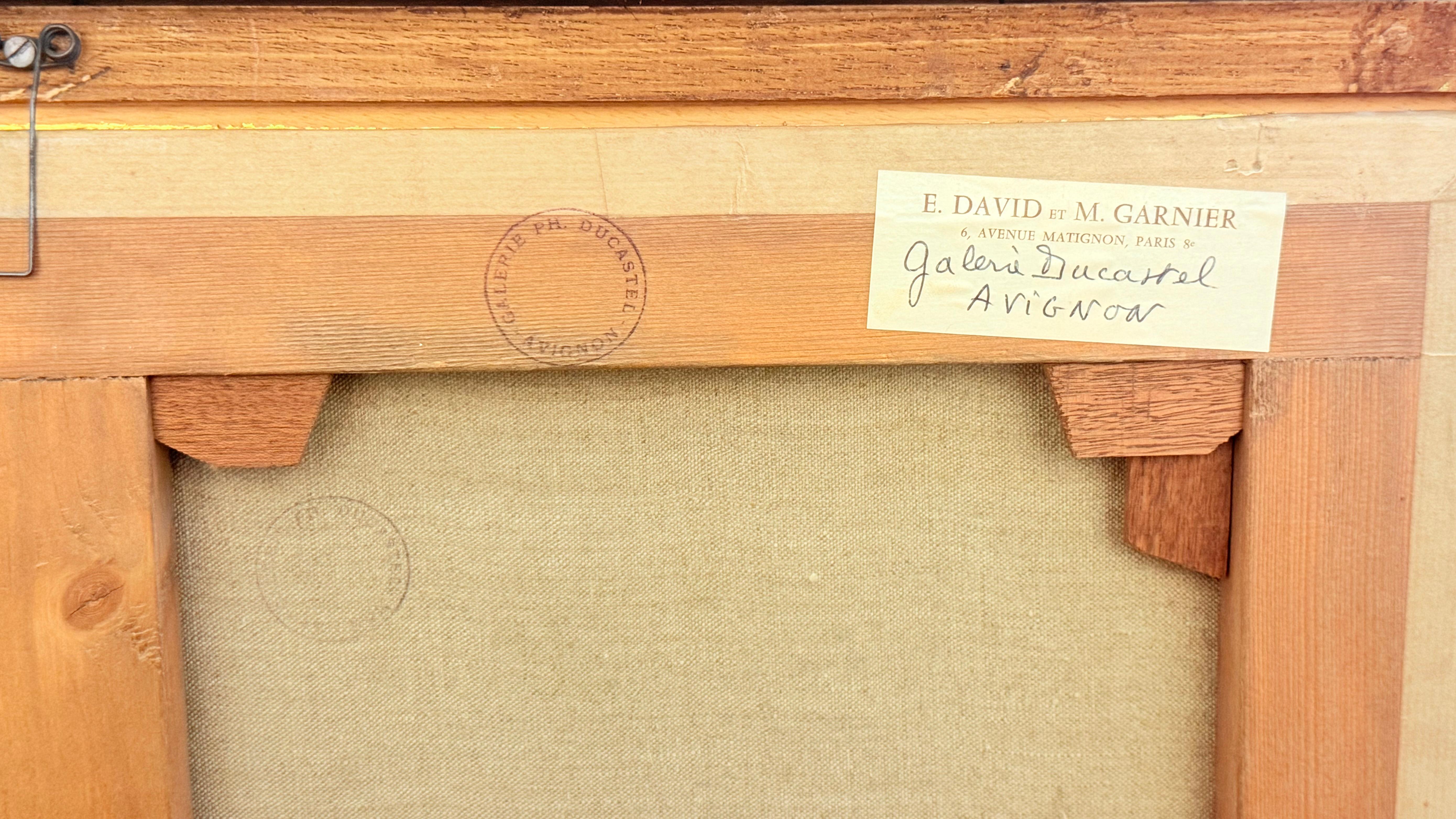 La lagune le matin, Venise, 1968-69, oil on paper laid on canvas by Jean Jansem For Sale 7