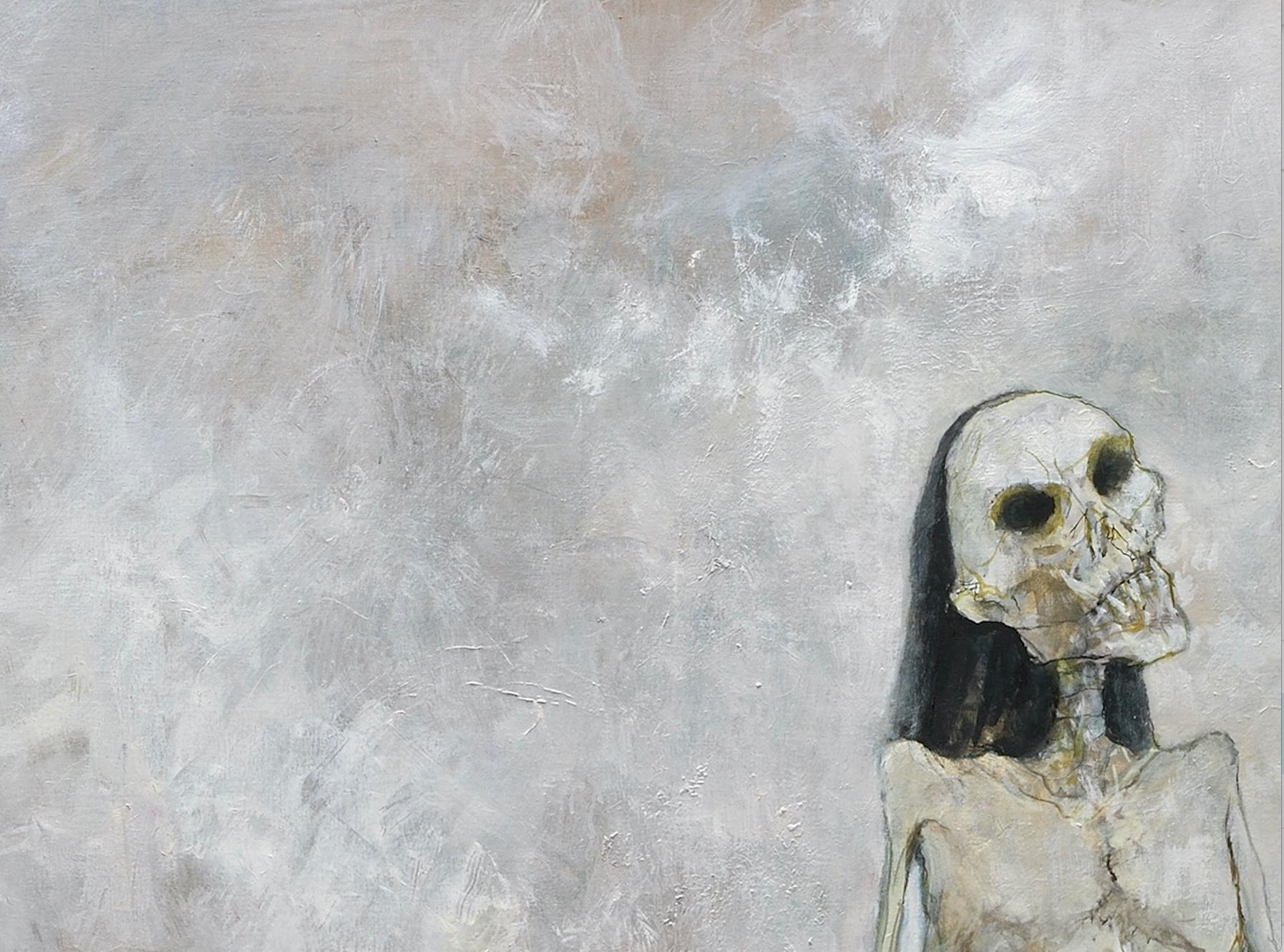 Le triomphe de la mort, 2000, oil on canvas by Jean Jansem For Sale 3