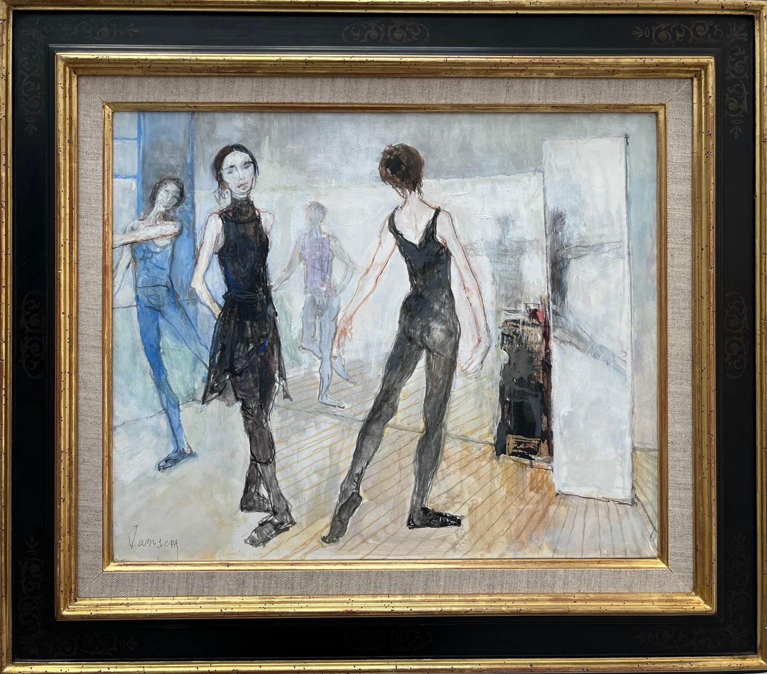 "Studio of Dance" - Painting by Jean Jansem