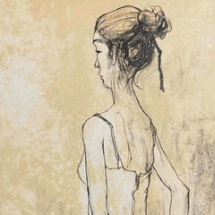 Ballerine au Chignon, 1986 Lithograph on Japanese Paper, Signed