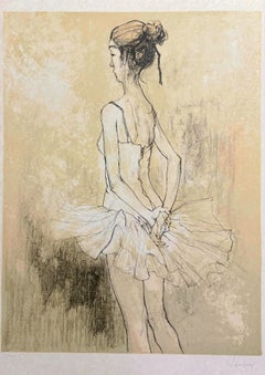 Ballerine au Chignon, 1986 Lithograph on Japanese Paper, Signed