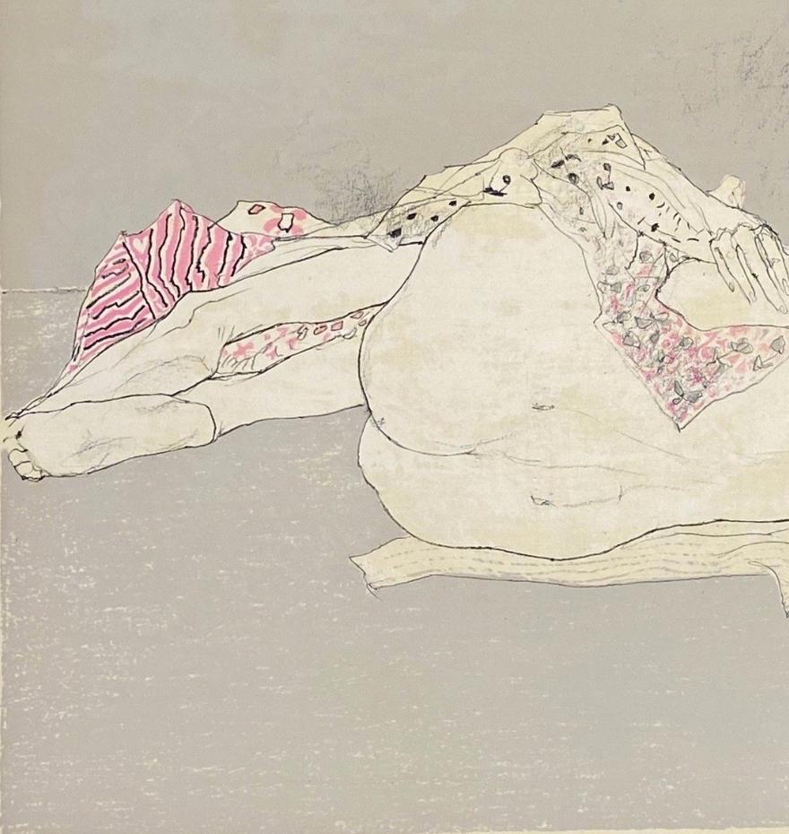 Jean Jansem (1920-2013)
Joelle de dos au coussin vert, 1995
Lithographie sur papier Arches
Signée et justifiée
56 x 76 cm

Album: La danse, 1999
Imprimeur: Arts-Litho, Paris
Editeur Jansem, Paris

Bibliographie:
Jansem Lithographe, 1993-1999, Flora