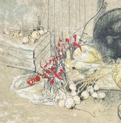 La balance romaine, 1986, litografia originale di Jean Jansem, firmata da lui stesso