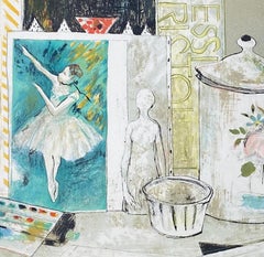 La petite danseuse, 1990, lithographie originale de Jean Jansem signée à la main et numérotée