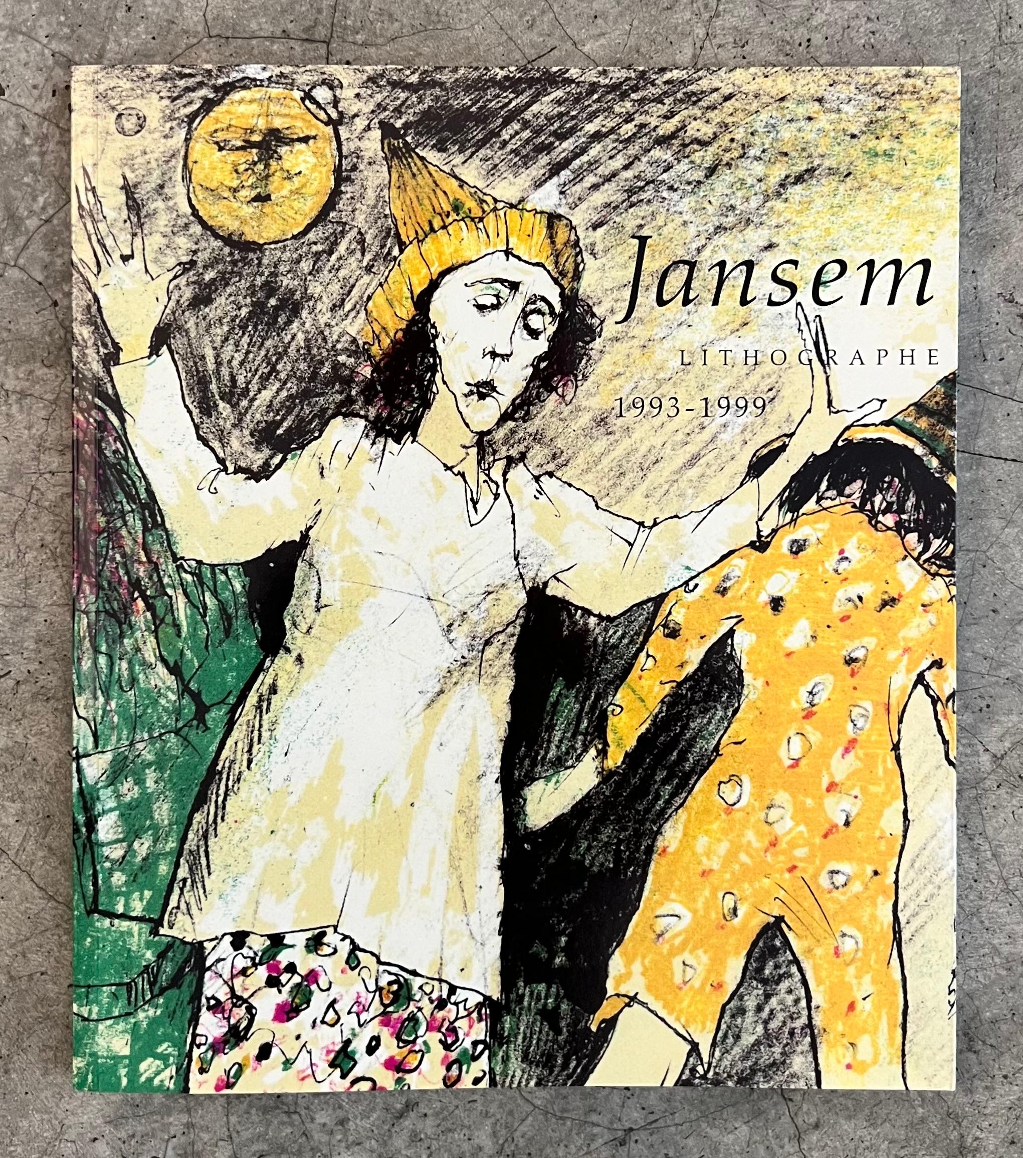 Le Bibi en tulle, 1999, Originallithographie von Jean Jansem, handsigniert im Angebot 3