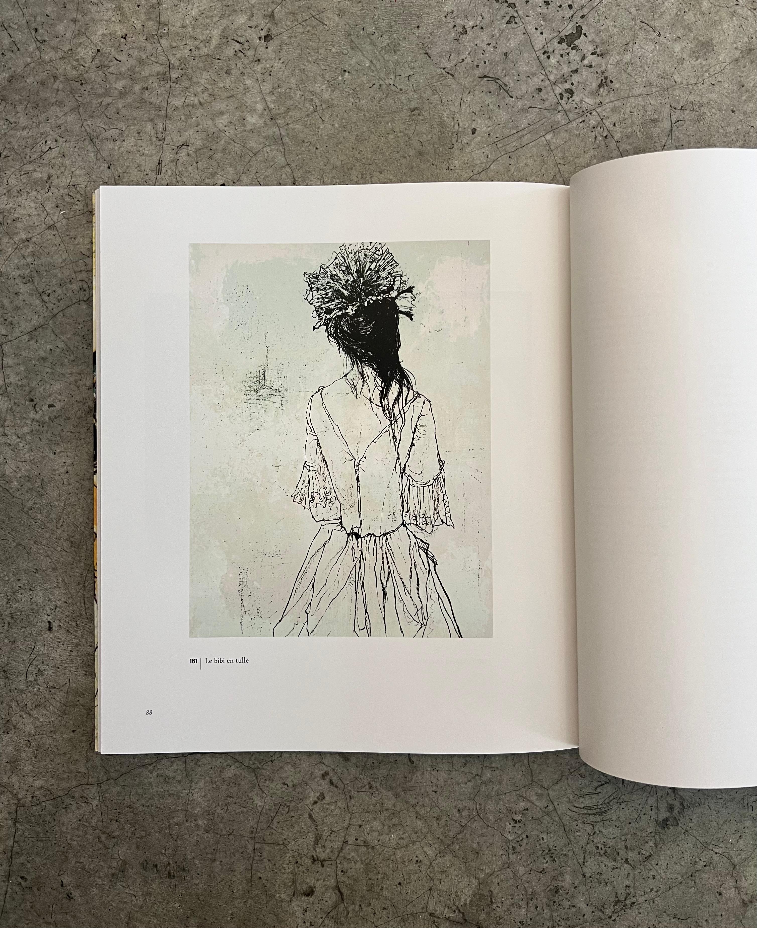 Le Bibi en tulle, 1999, Originallithographie von Jean Jansem, handsigniert im Angebot 4
