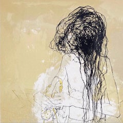 Petite danseuse aux cheveux défaits, 1991, original lithograph by Jean Jansem