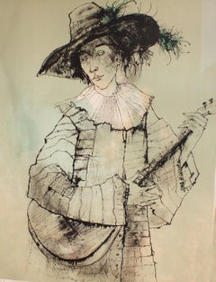 The Guitarist, by Jean Jansem 