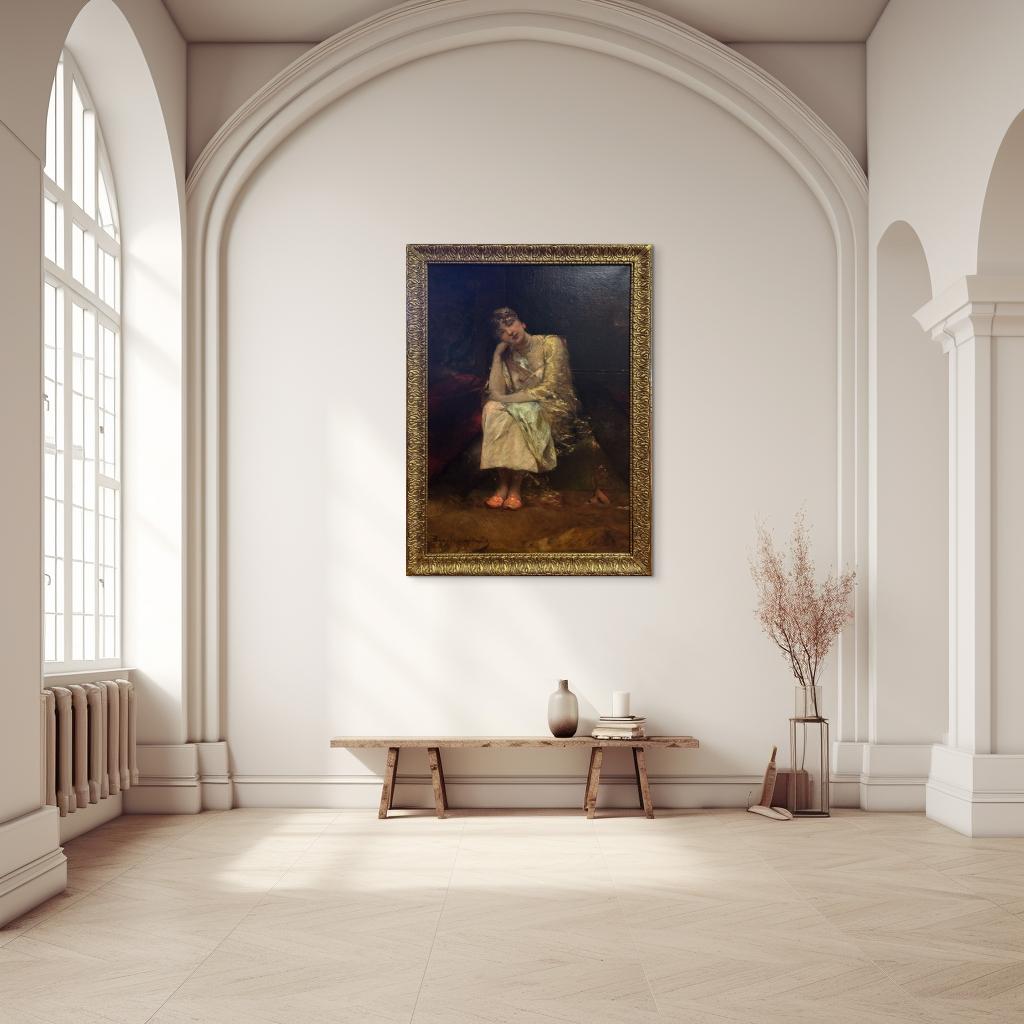 Die Kaiserin Theodora im Coliseum – Painting von Jean-Joseph Benjamin Constant