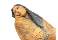 Jean Juhlin (Am. B. 1931) Steingut Signierte Skulptur 1985