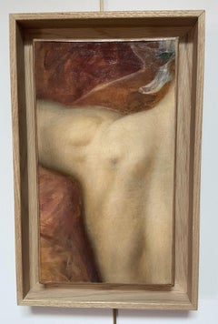 J J A Lecomte du Nouÿ (1842-1923) A shoulder and back study, oil painting