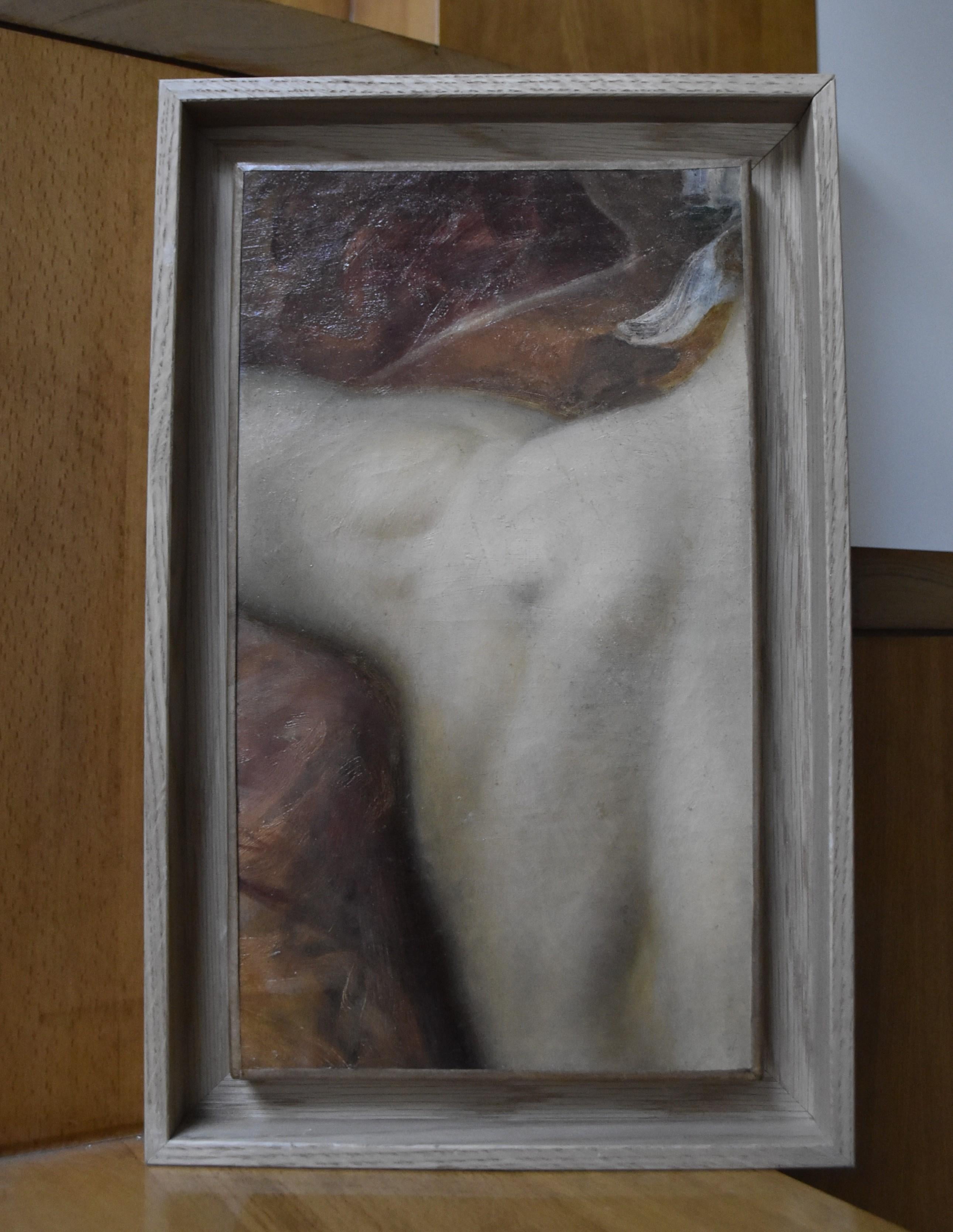 J J A Lecomte du Nouÿ (1842-1923) A shoulder and back study, oil painting For Sale 2