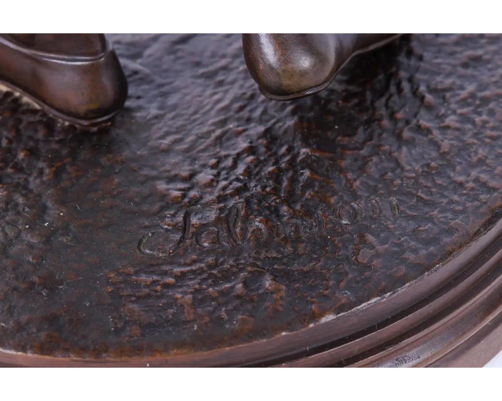 Jean Julules B. Salmson, Una scultura in bronzo patinato di William Shakespeare in vendita 8