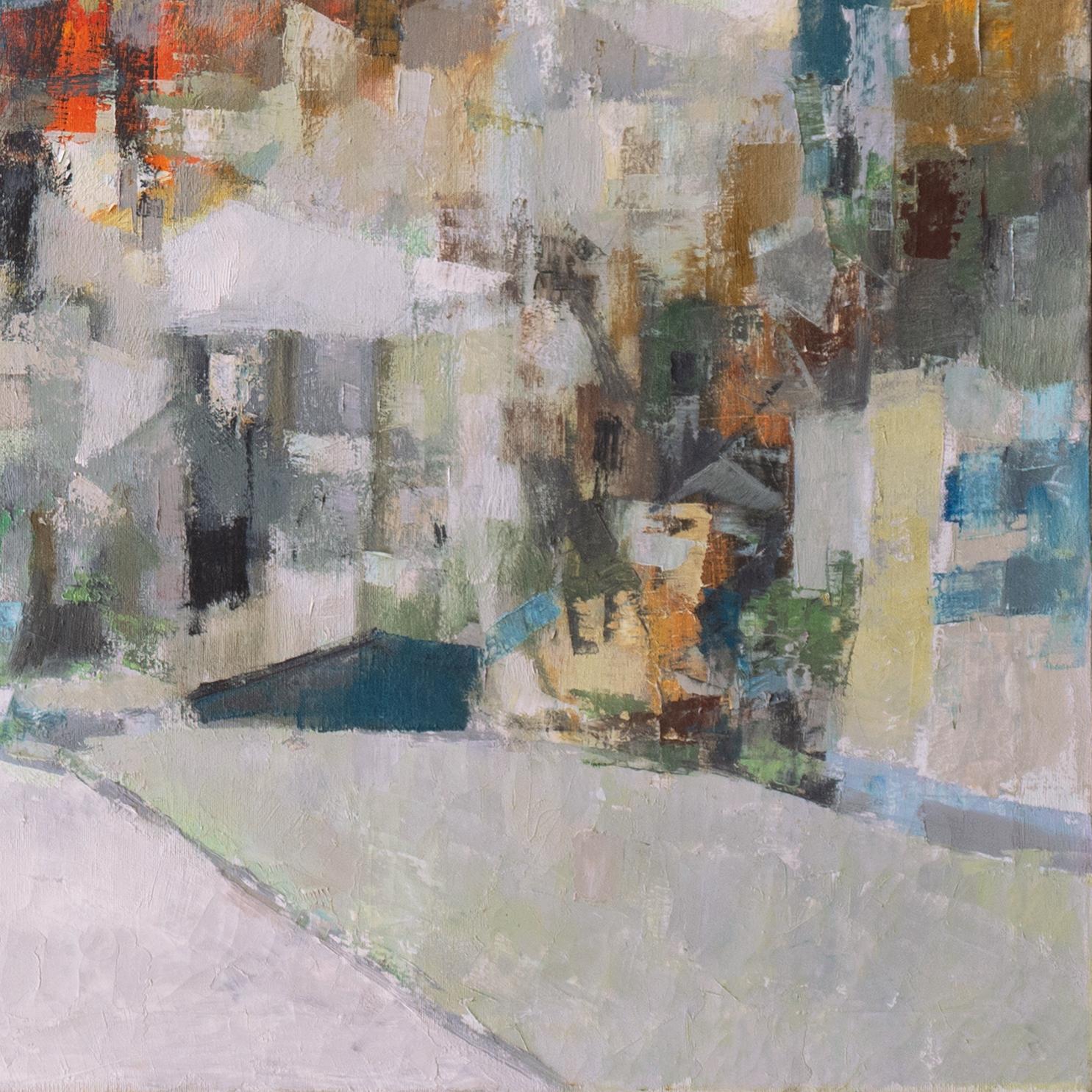 « City View », abstraction de la baie de San Francisco, artiste californienne, Tokyo en vente 2