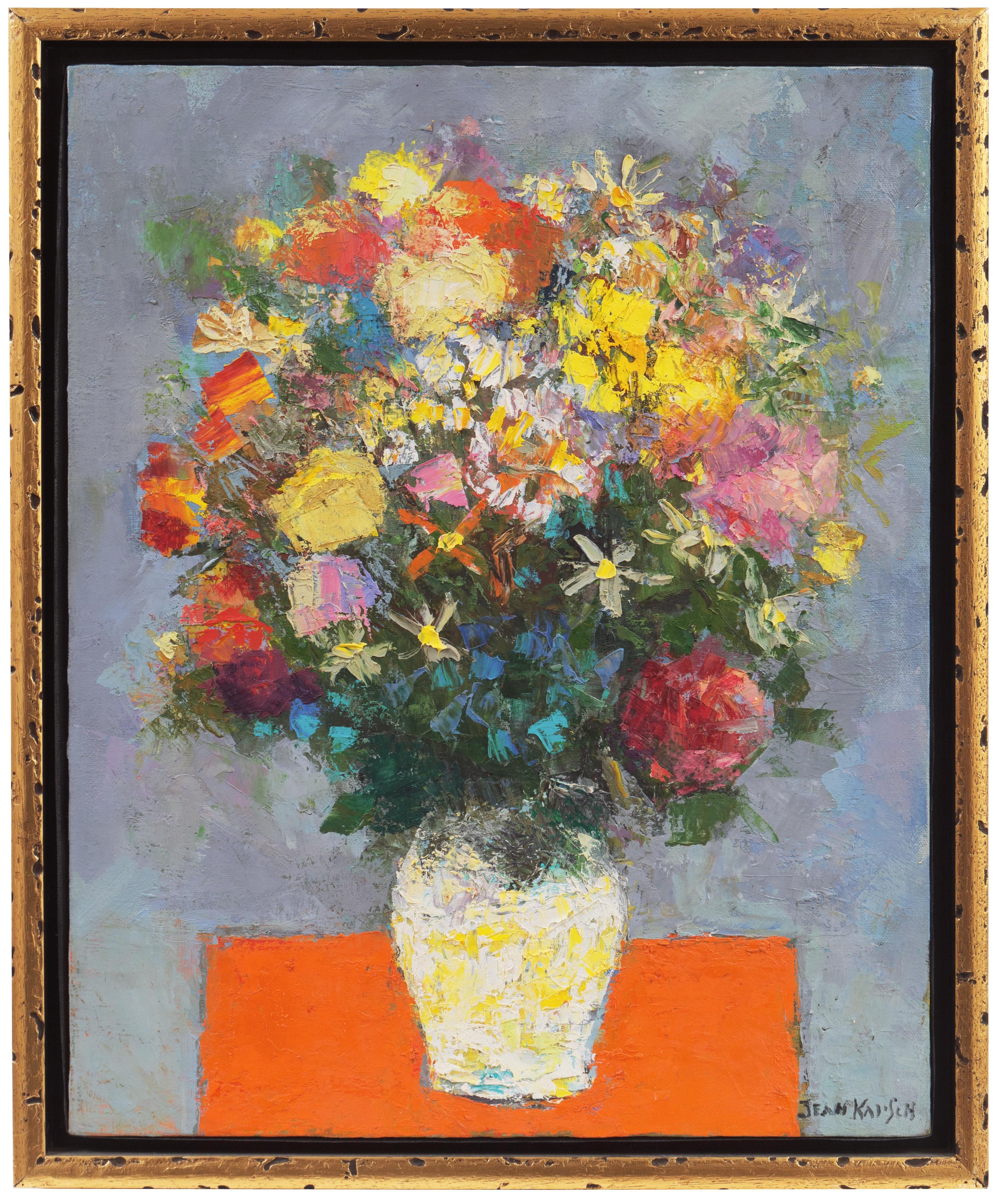 'Spring Bouquet', 1950's, San Francisco Bay Area, Woman artist, Tokyo, Japan  - Painting by Jean Kalisch